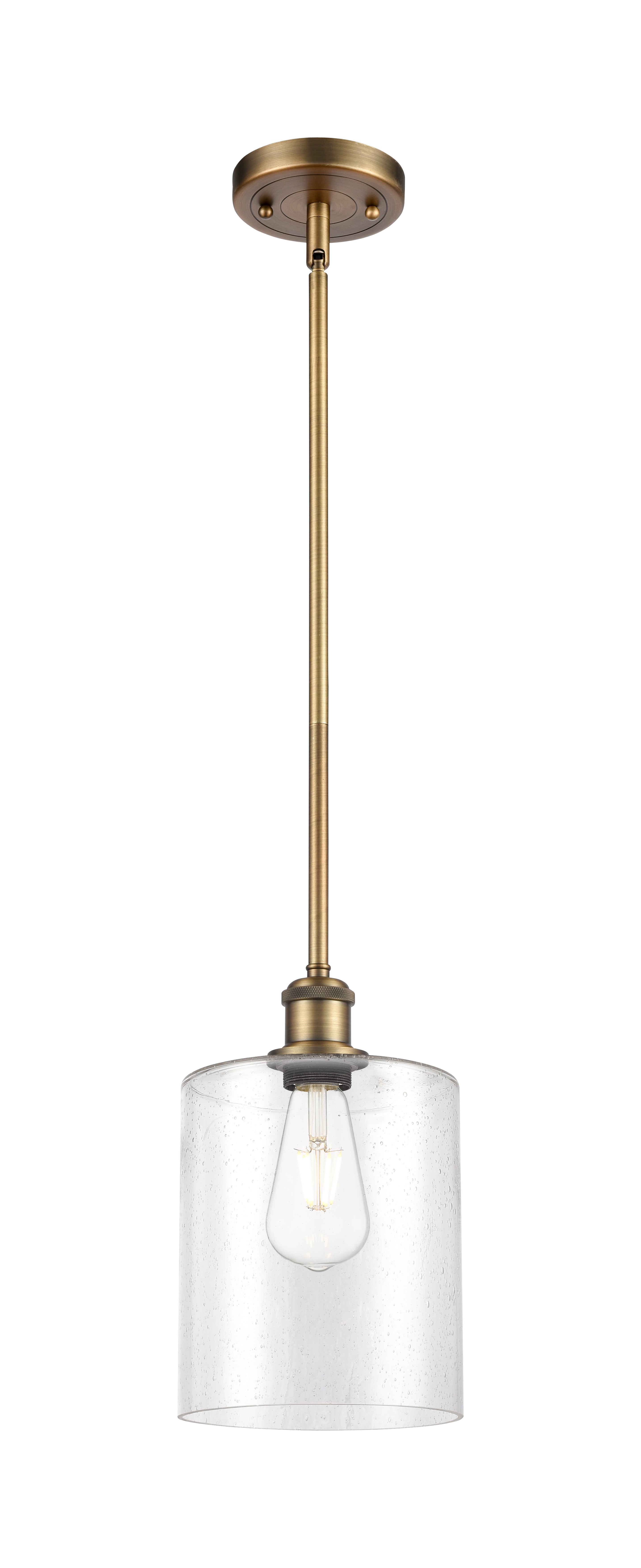 Ballston Mini Pendant Antique Brass Finish