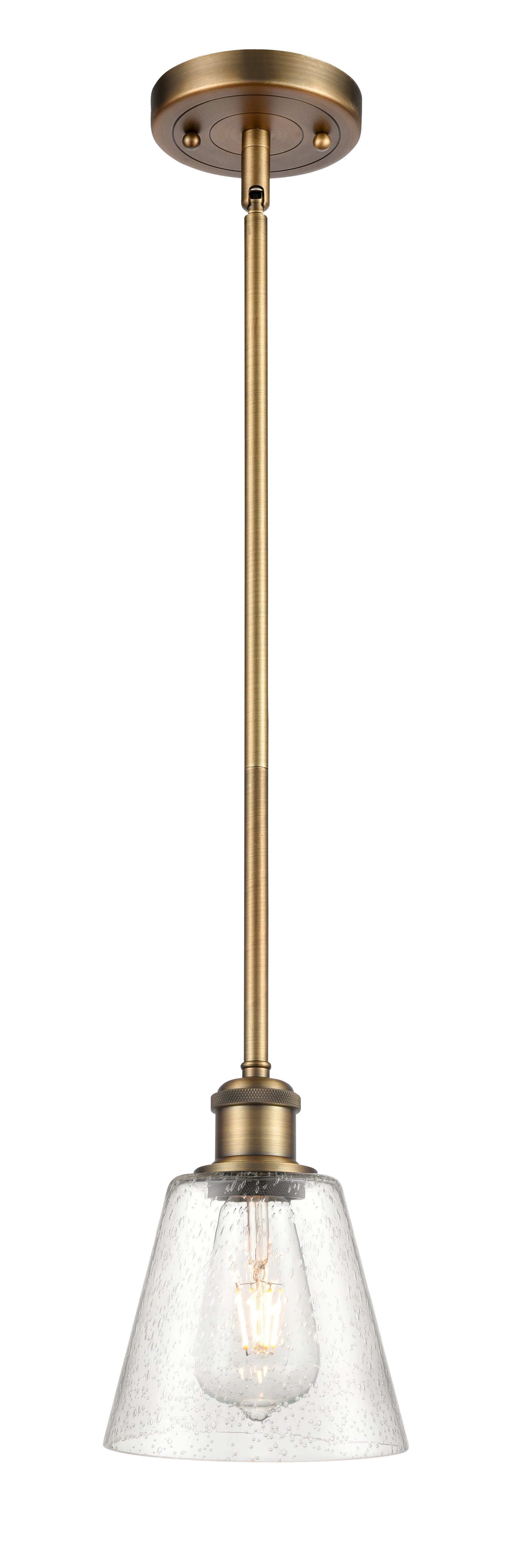 Ballston Mini Pendant Antique Brass Cast