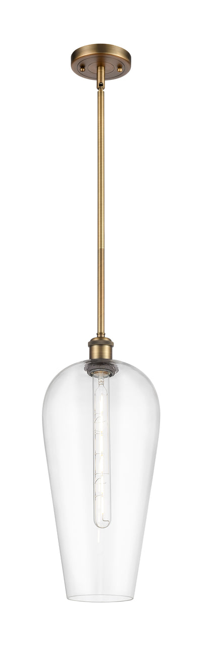 Ballston Mini Pendant Antique Brass Finish