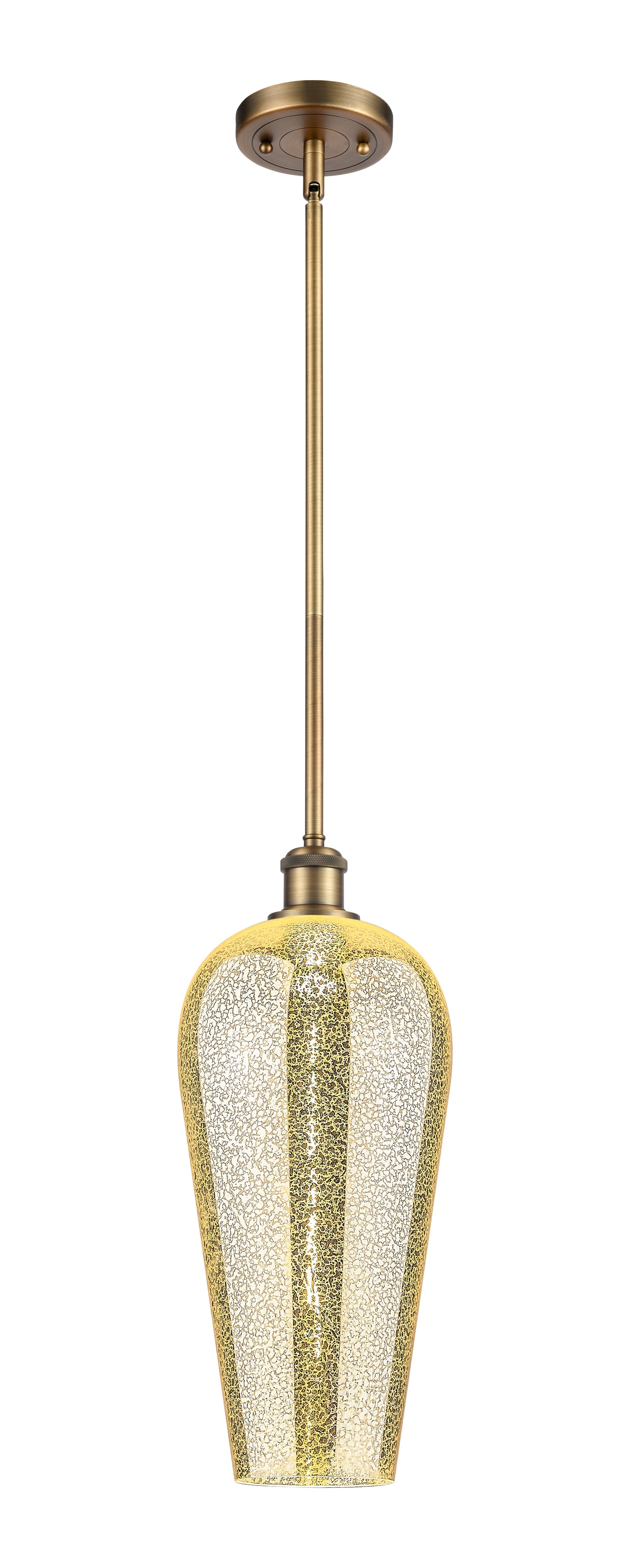 Ballston Mini Pendant Antique Brass Finish