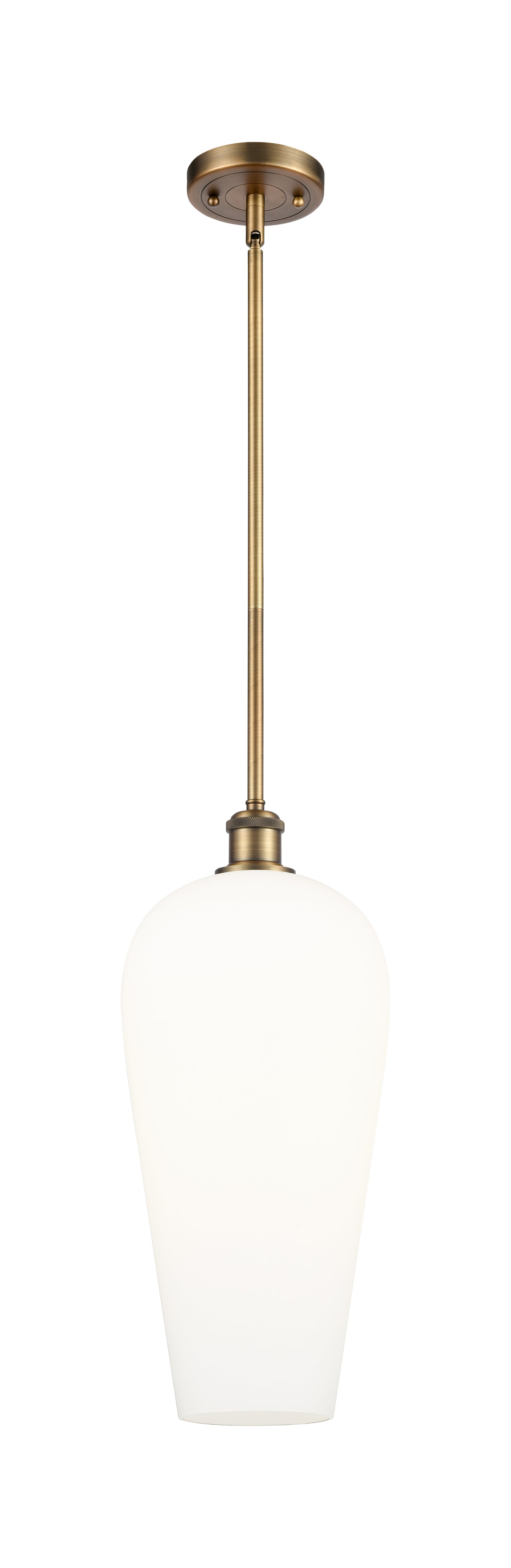 Ballston Mini Pendant Antique Brass Finish