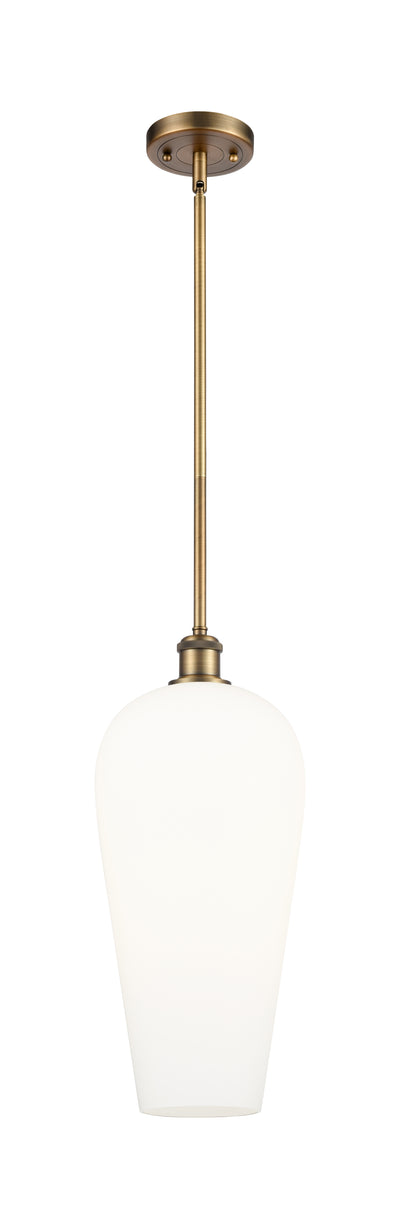 Ballston Mini Pendant Antique Brass Finish