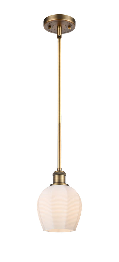 Ballston Mini Pendant Cast Brass Antique