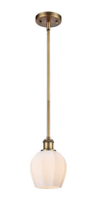 Ballston Mini Pendant Antique Brass Finish