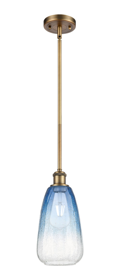 Ballston Mini Pendant Antique Brass Glass