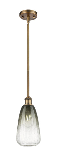 Ballston Mini Pendant Antique Brass Glass