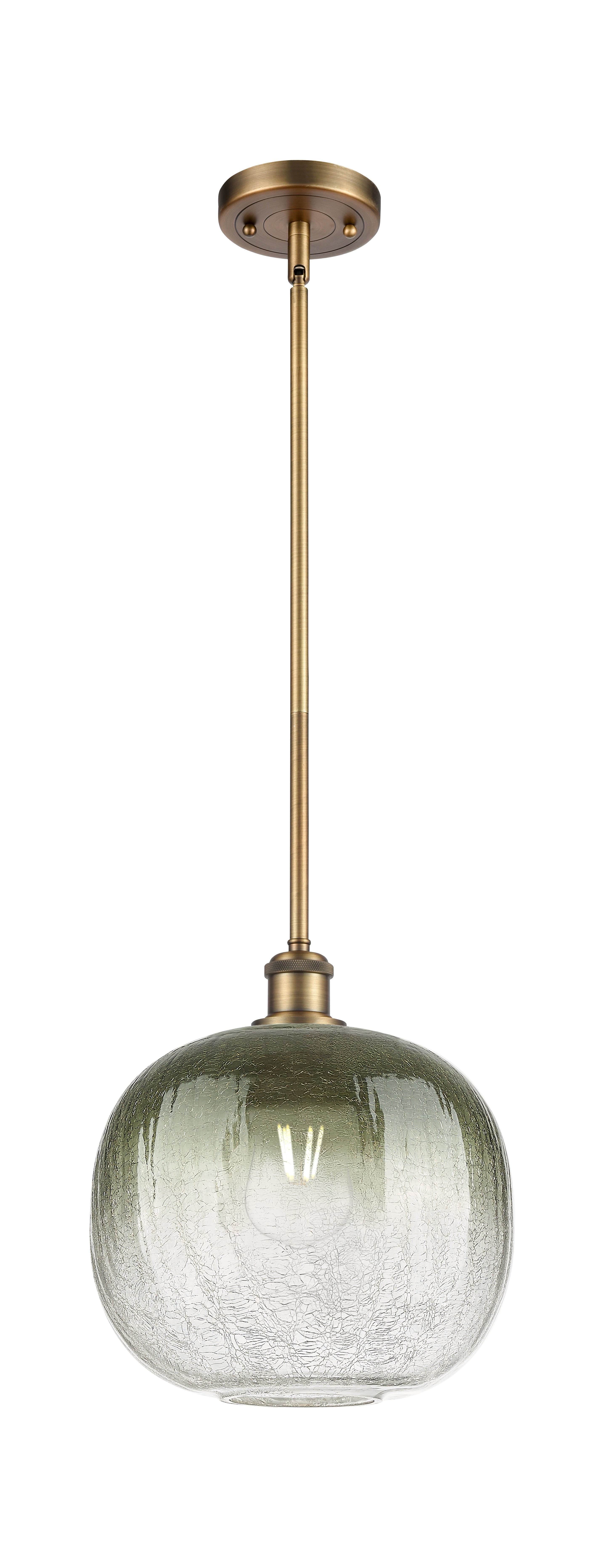 Ballston Mini Pendant Antique Brass Steel