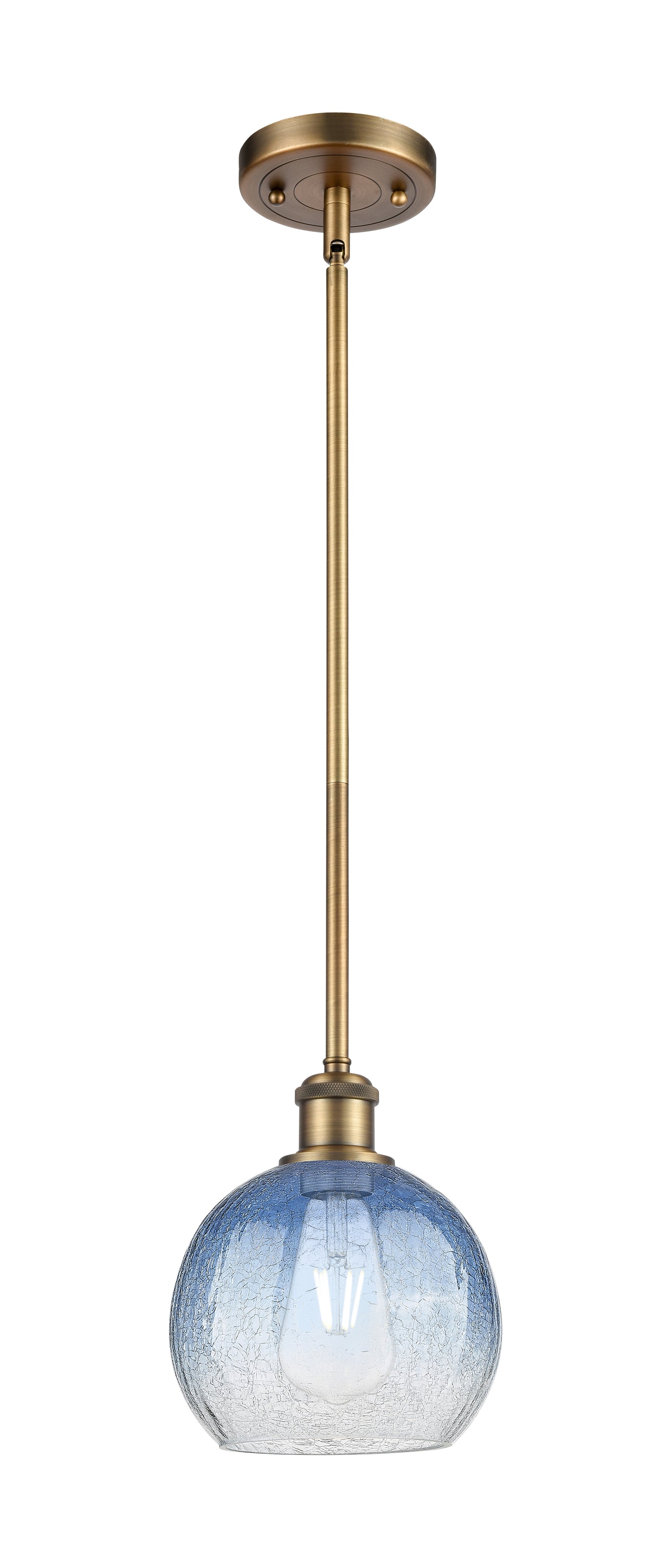 Ballston Mini Pendant Antique Brass Finish