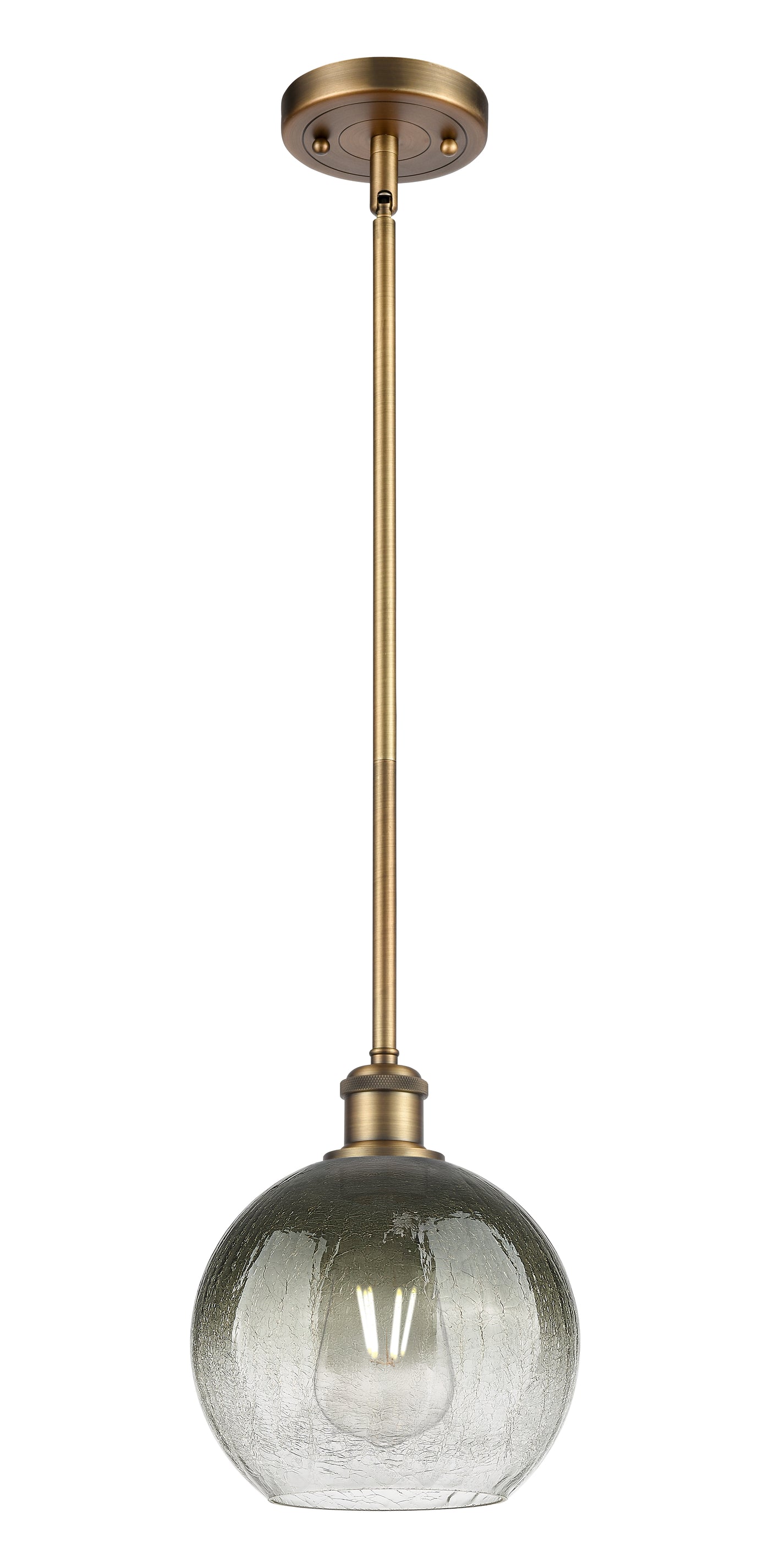 Ballston Mini Pendant Antique Brass Finish