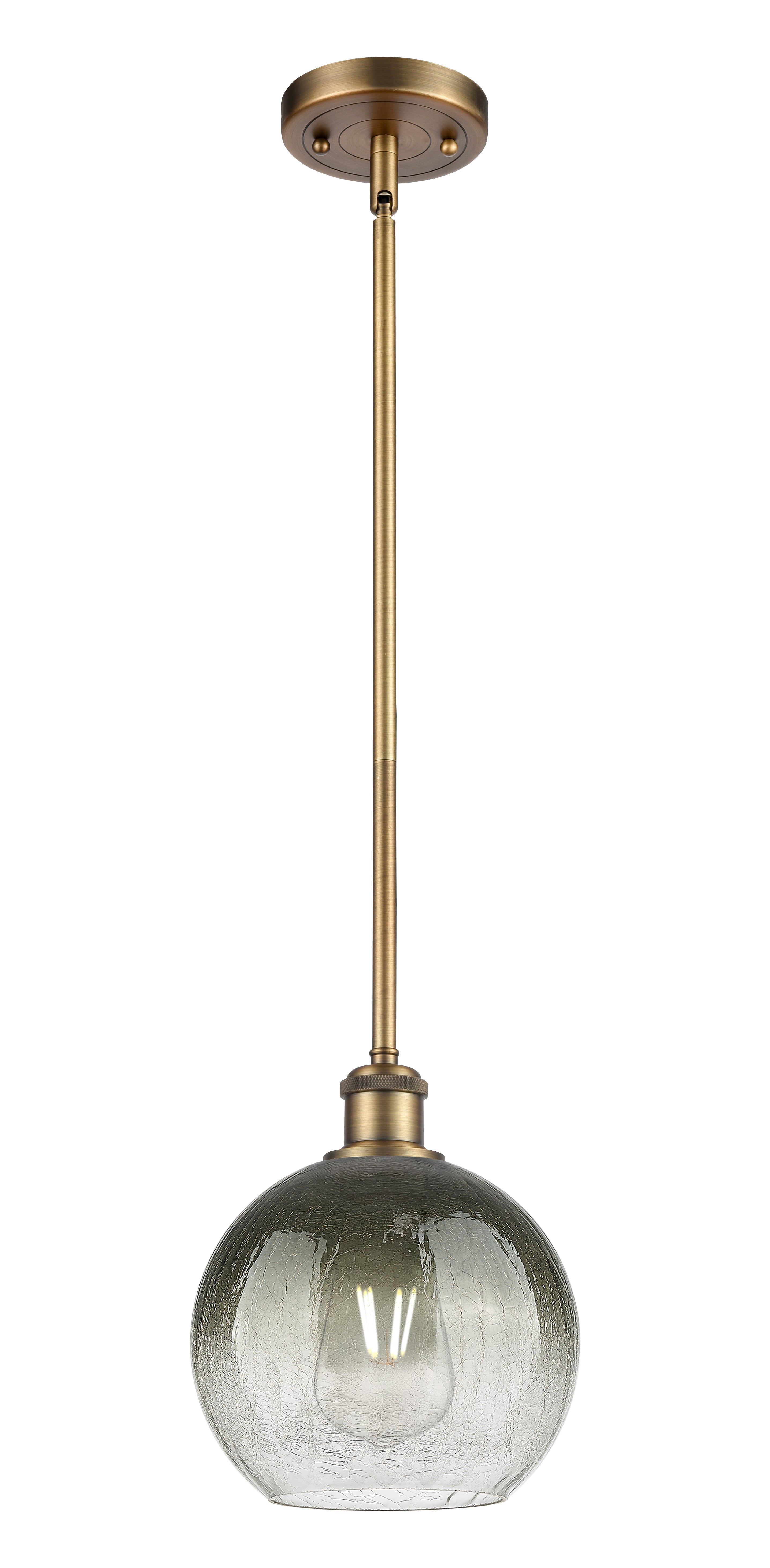 Ballston Mini Pendant Antique Brass Finish