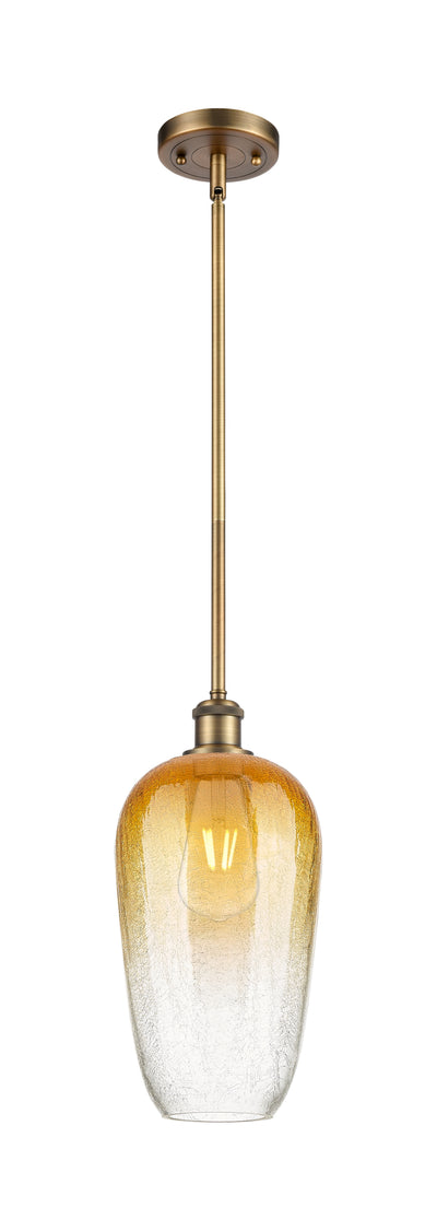 Ballston Mini Pendant Antique Brass Finish