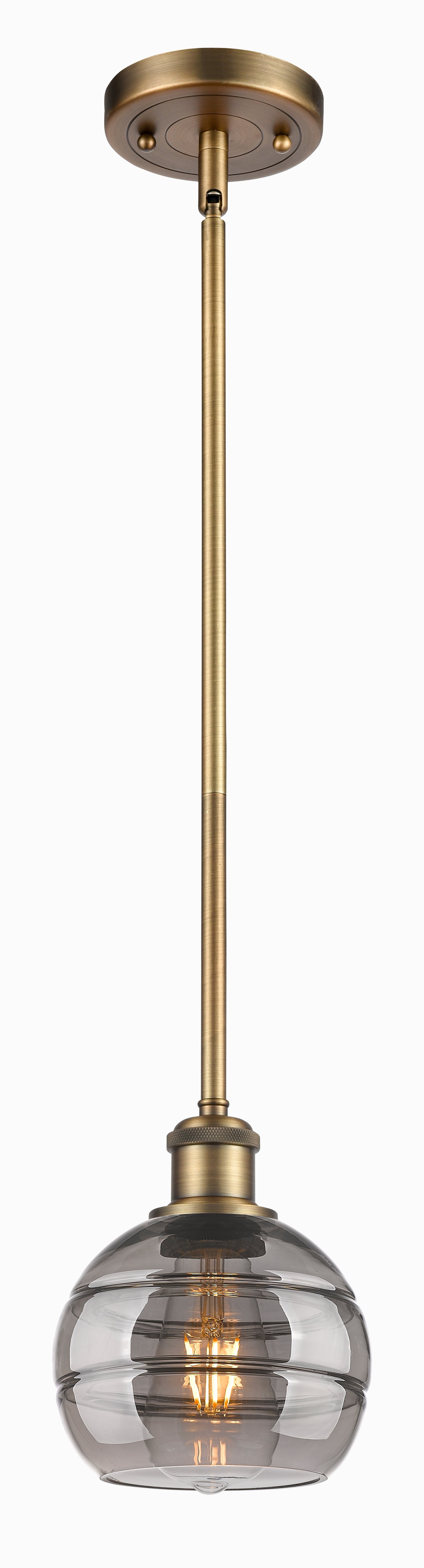 Ballston Mini Pendant Antique Brass Cast