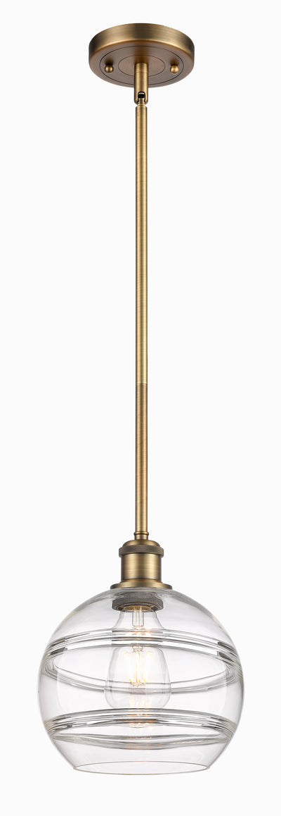 Ballston Mini Pendant Antique Brass Finish
