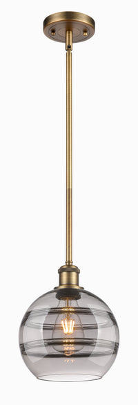Ballston Mini Pendant Antique Brass Finish