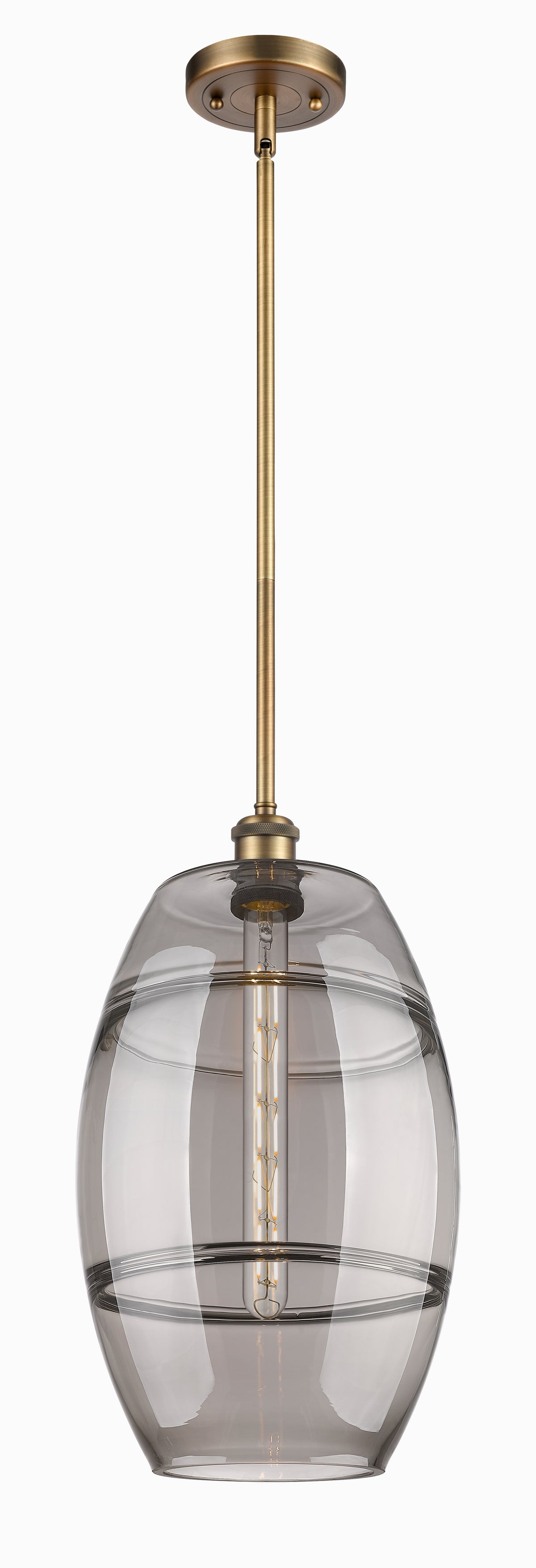 Ballston Mini Pendant Antique Brass 10 Inch