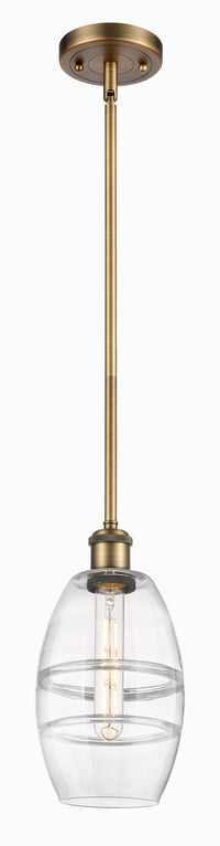 Ballston Mini Pendant Antique Brass Glass