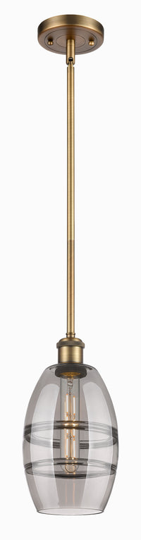 Ballston Mini Pendant Antique Brass Glass