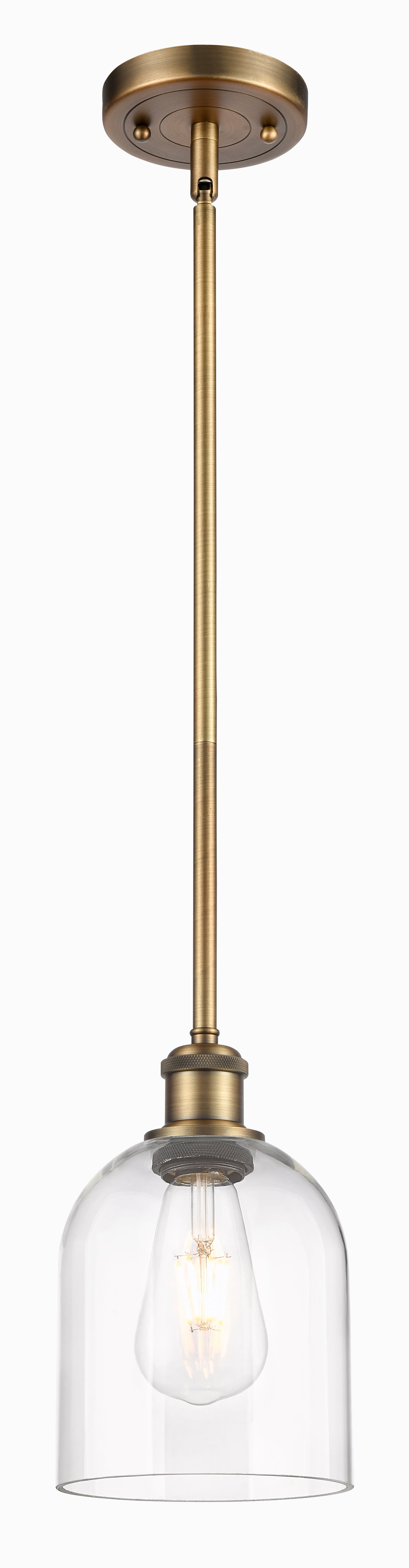 Ballston Mini Pendant Antique Brass