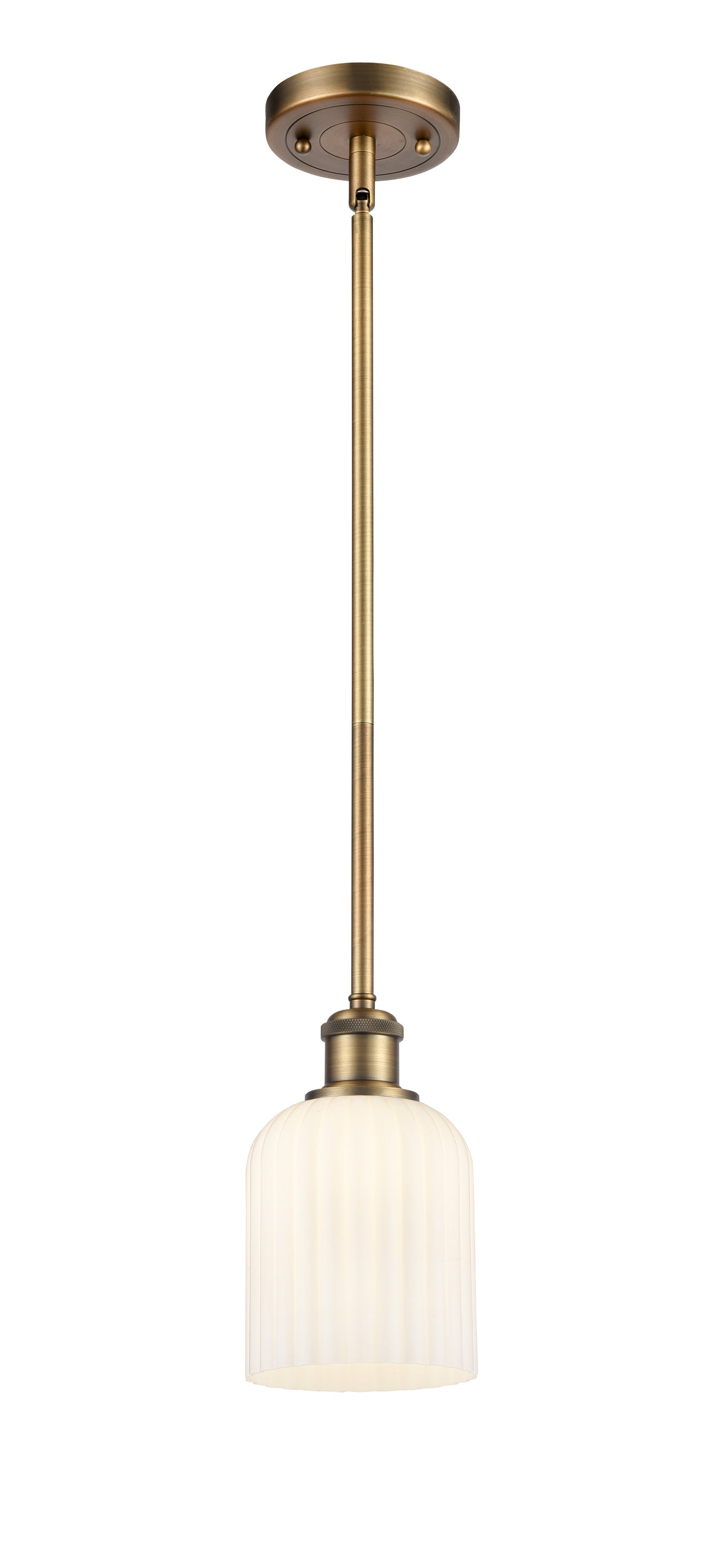 Ballston Mini Pendant Antique Brass