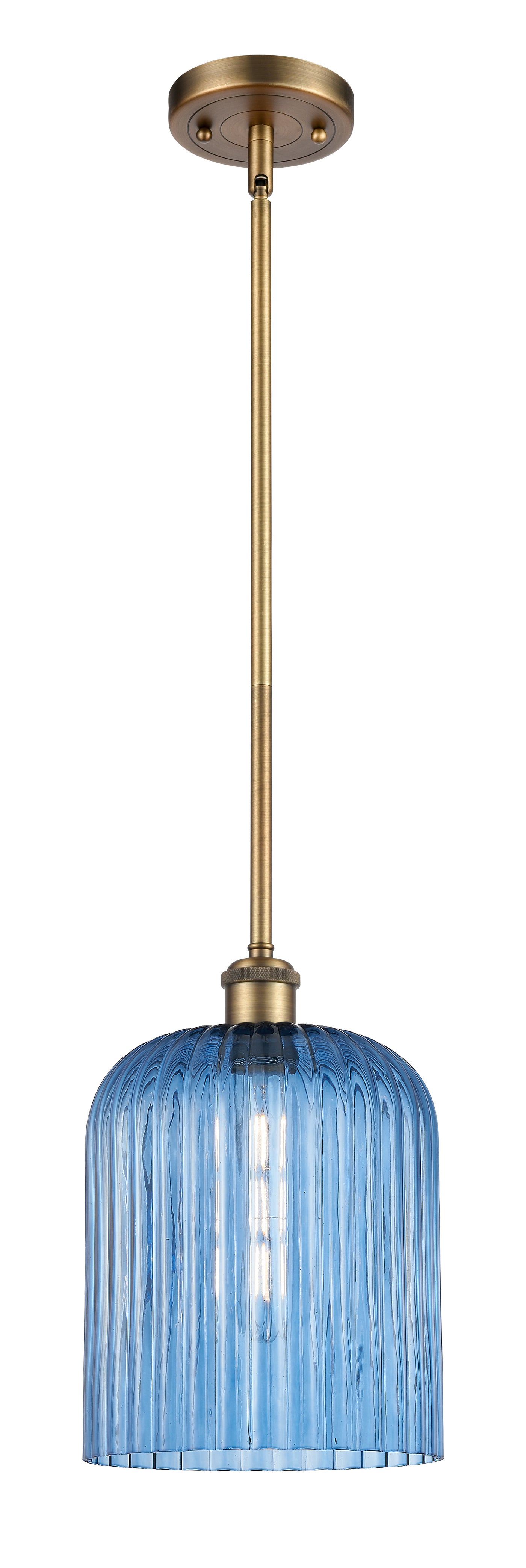 Ballston Mini Pendant Antique Brass Finish