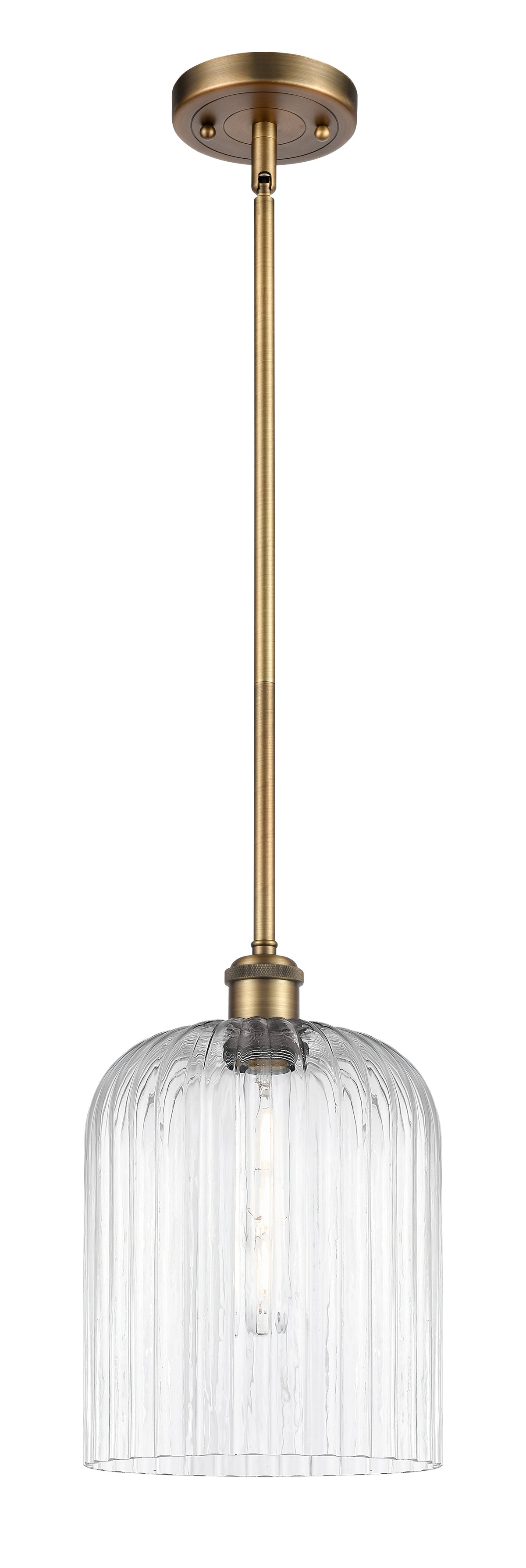 Ballston Mini Pendant Antique Brass Finish