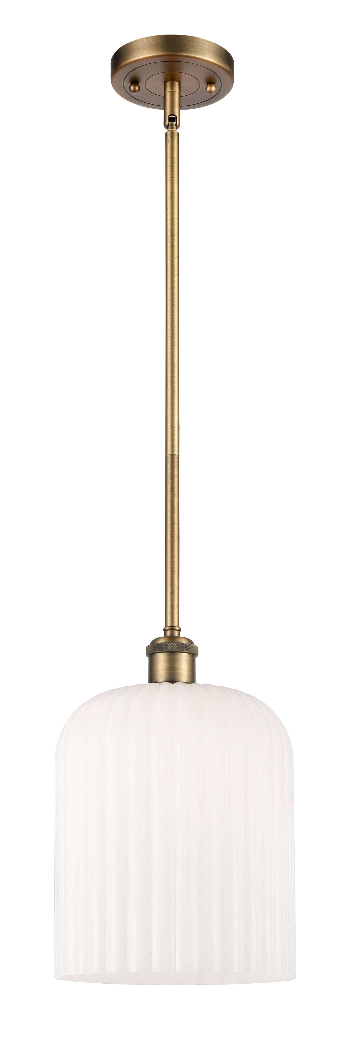 Ballston Mini Pendant Antique Brass Finish