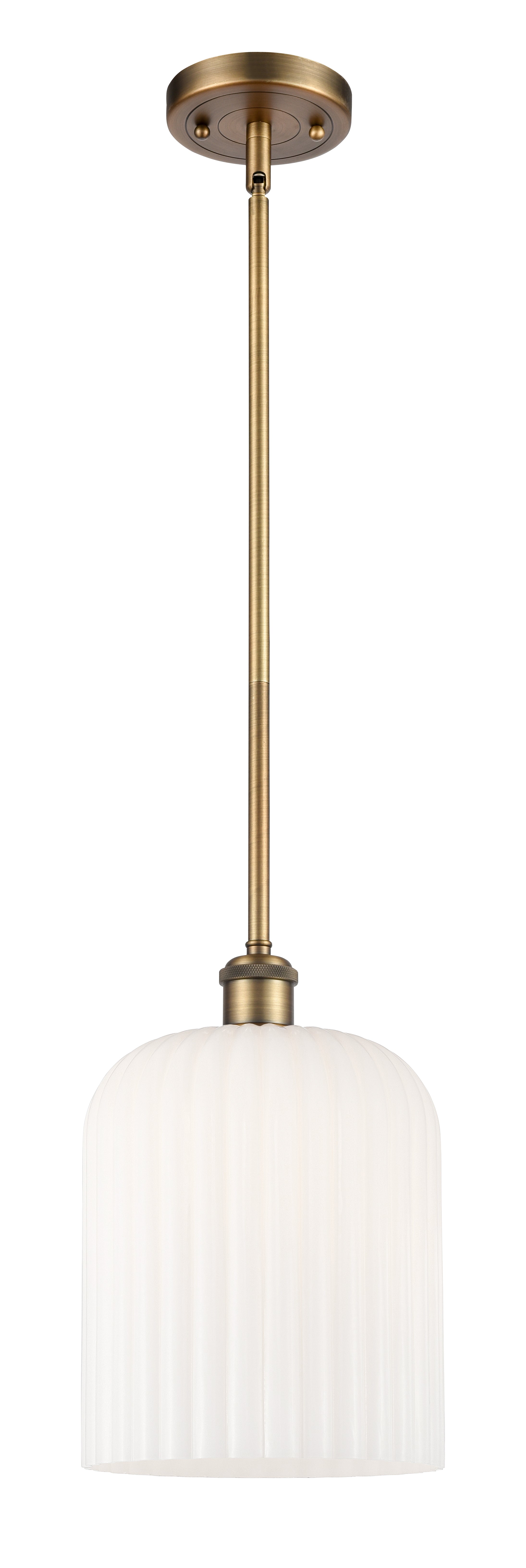 Ballston Mini Pendant Antique Brass Finish