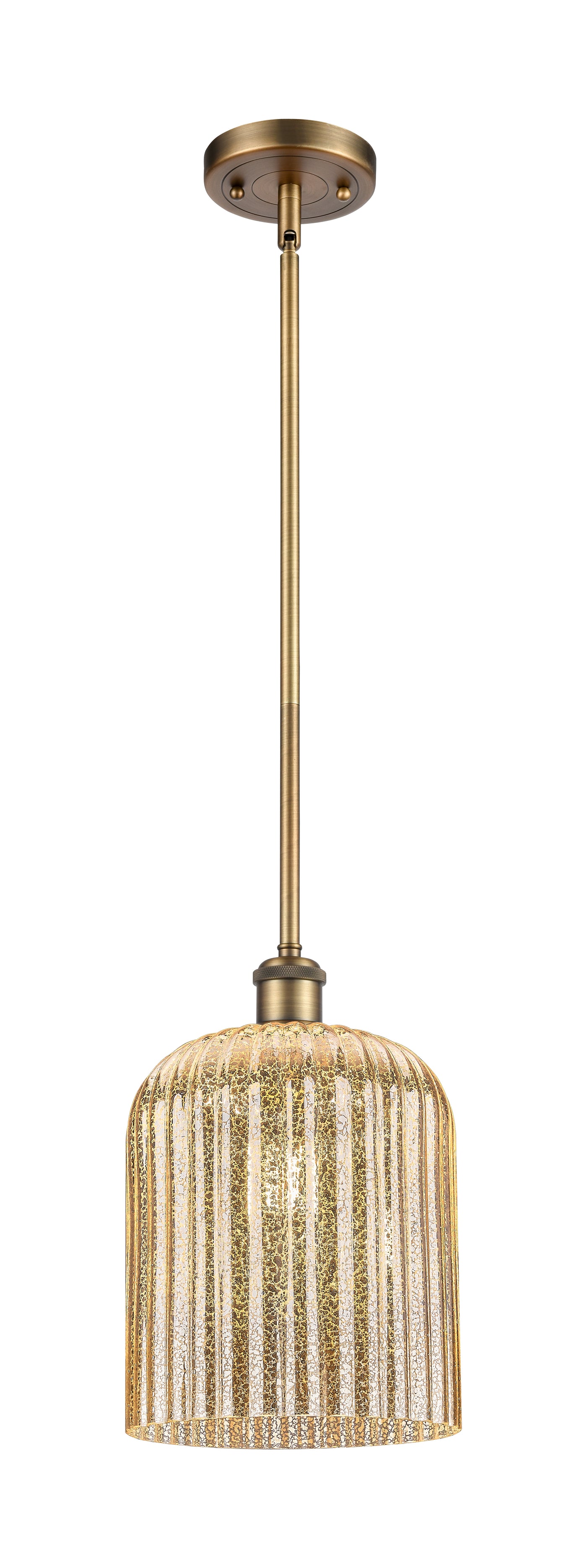 Ballston Mini Pendant Antique Brass Finish