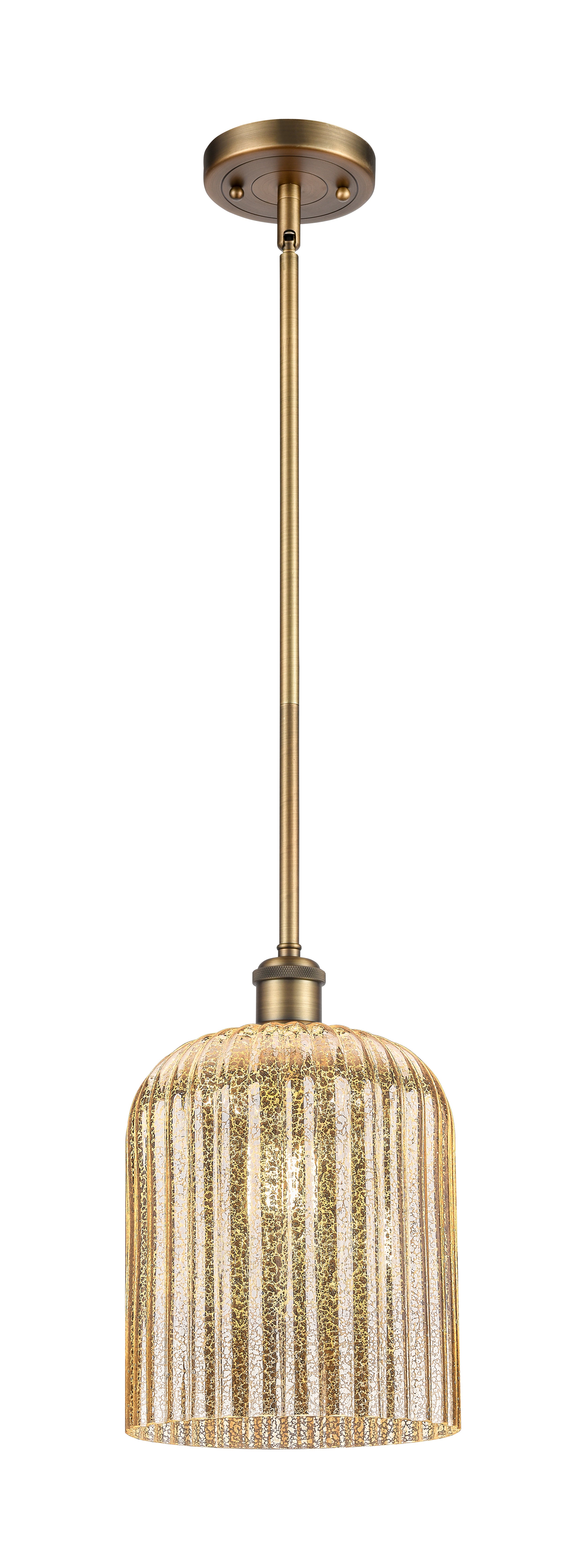 Ballston Mini Pendant Antique Brass Finish