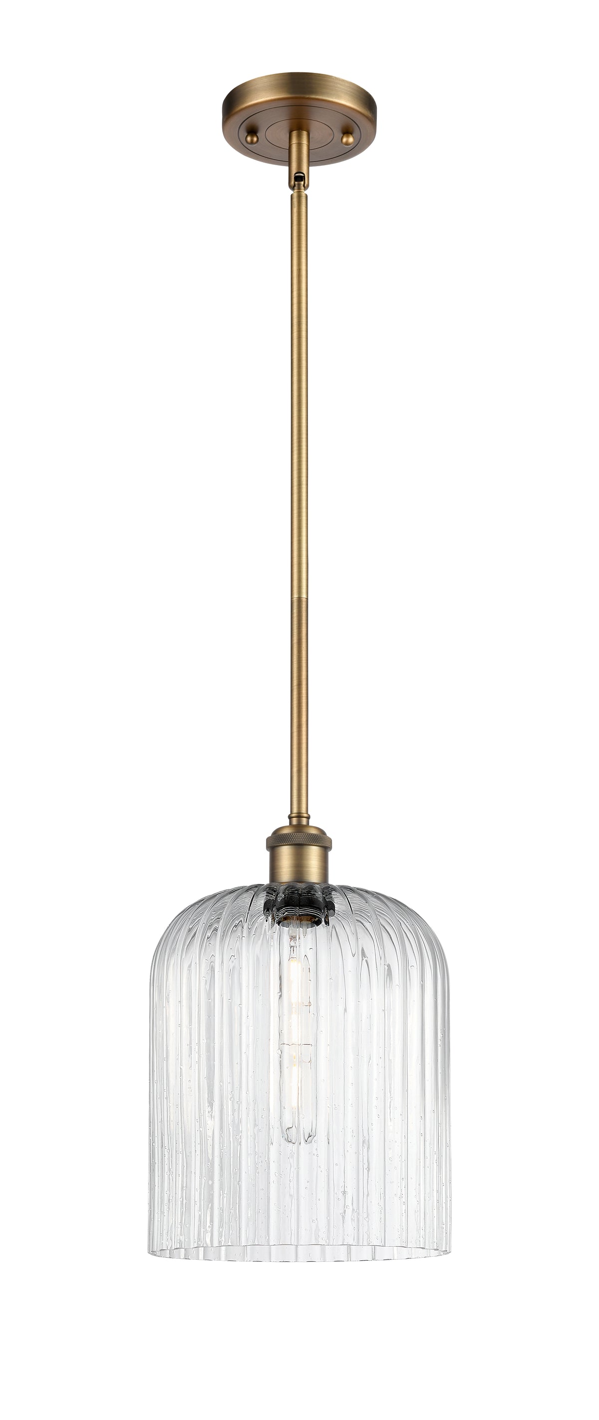 Ballston Mini Pendant Antique Brass Finish