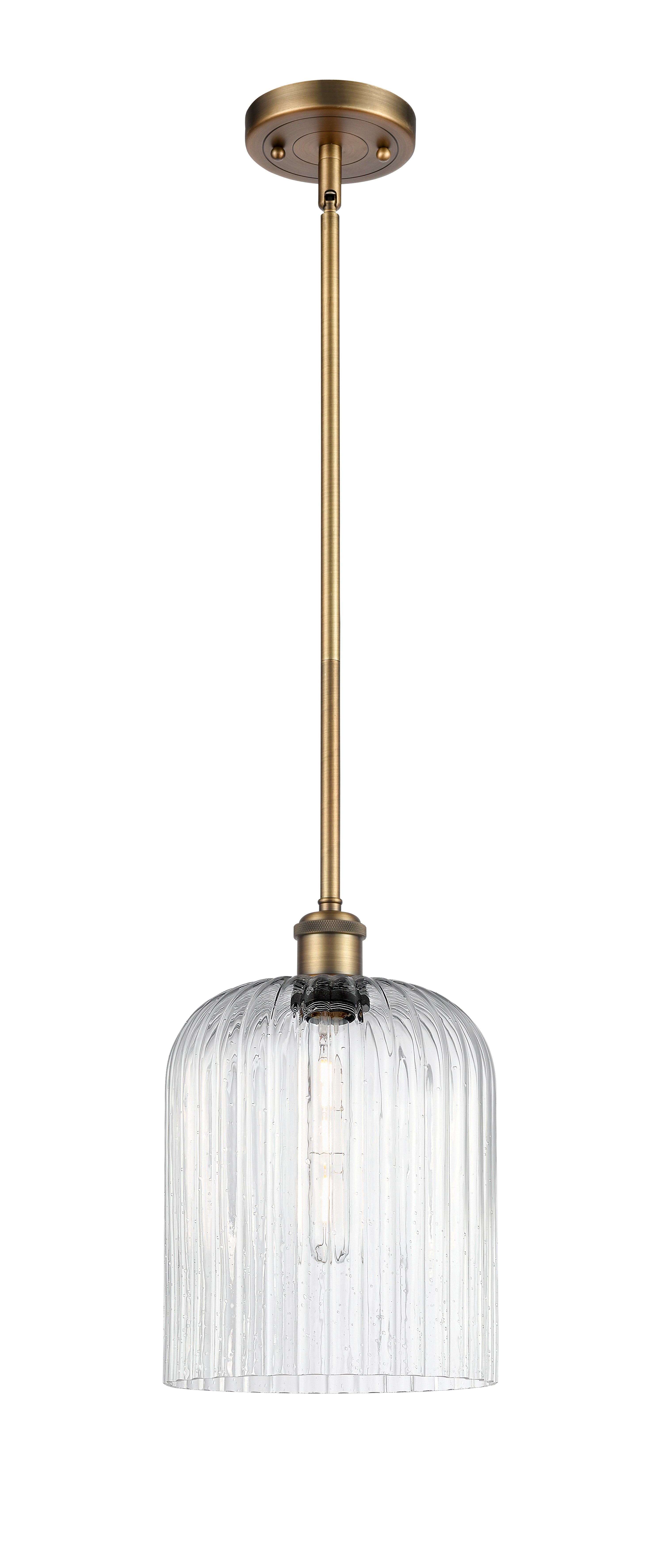 Ballston Mini Pendant Antique Brass Finish