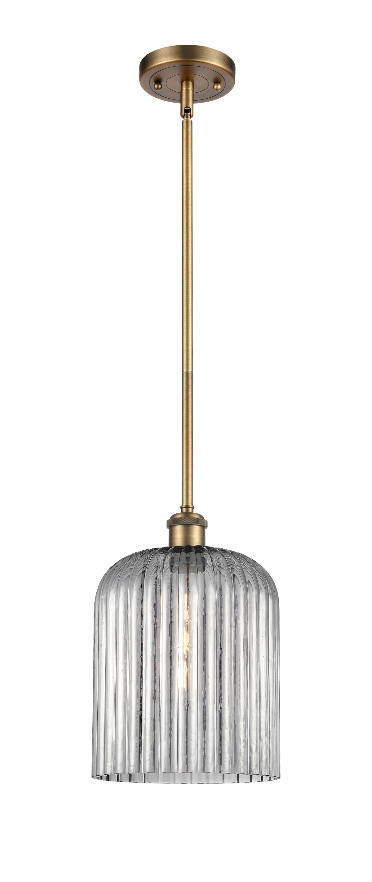 Ballston Mini Pendant Antique Brass Finish