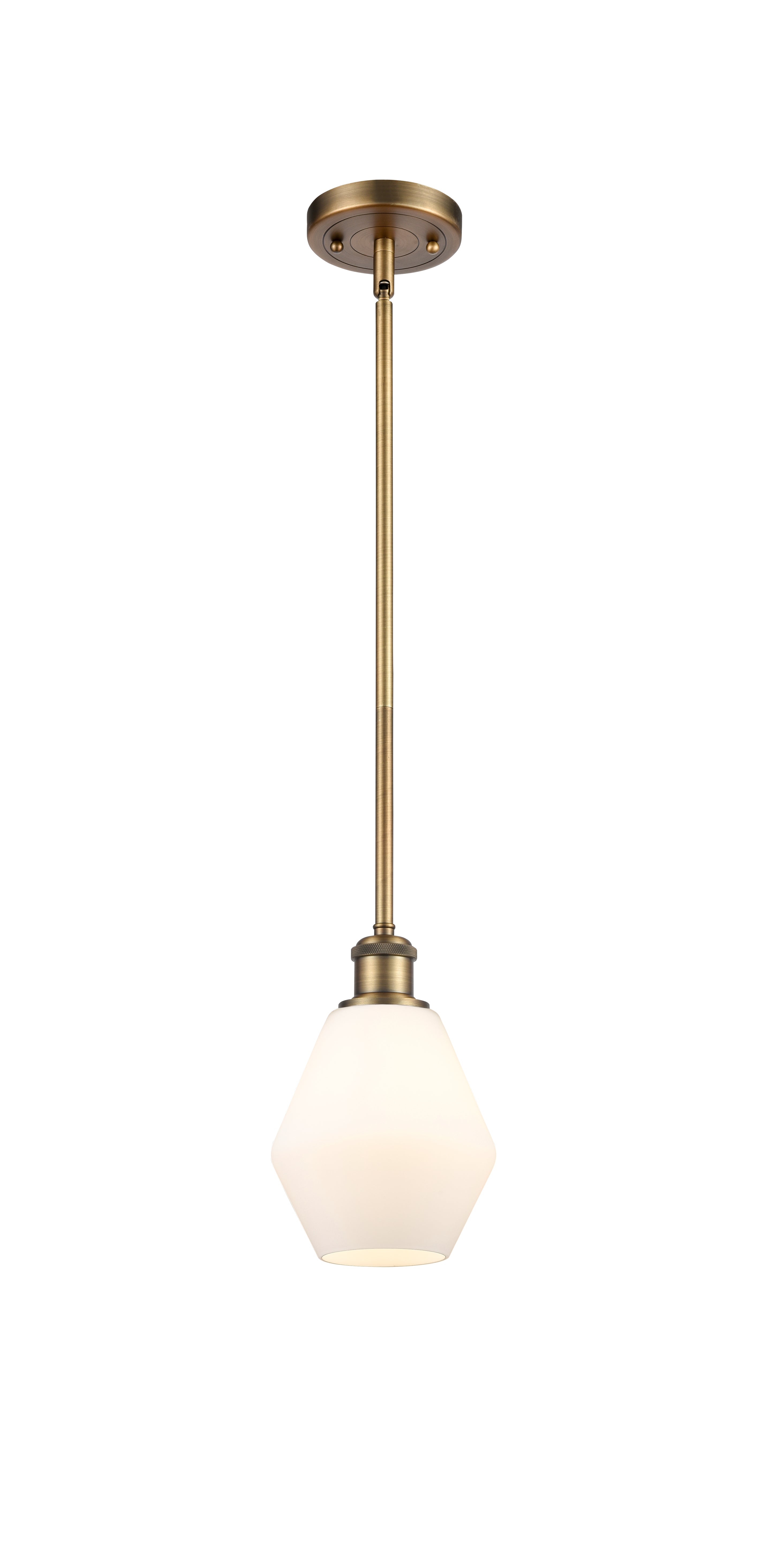 Ballston Mini Pendant Antique Brass Finish