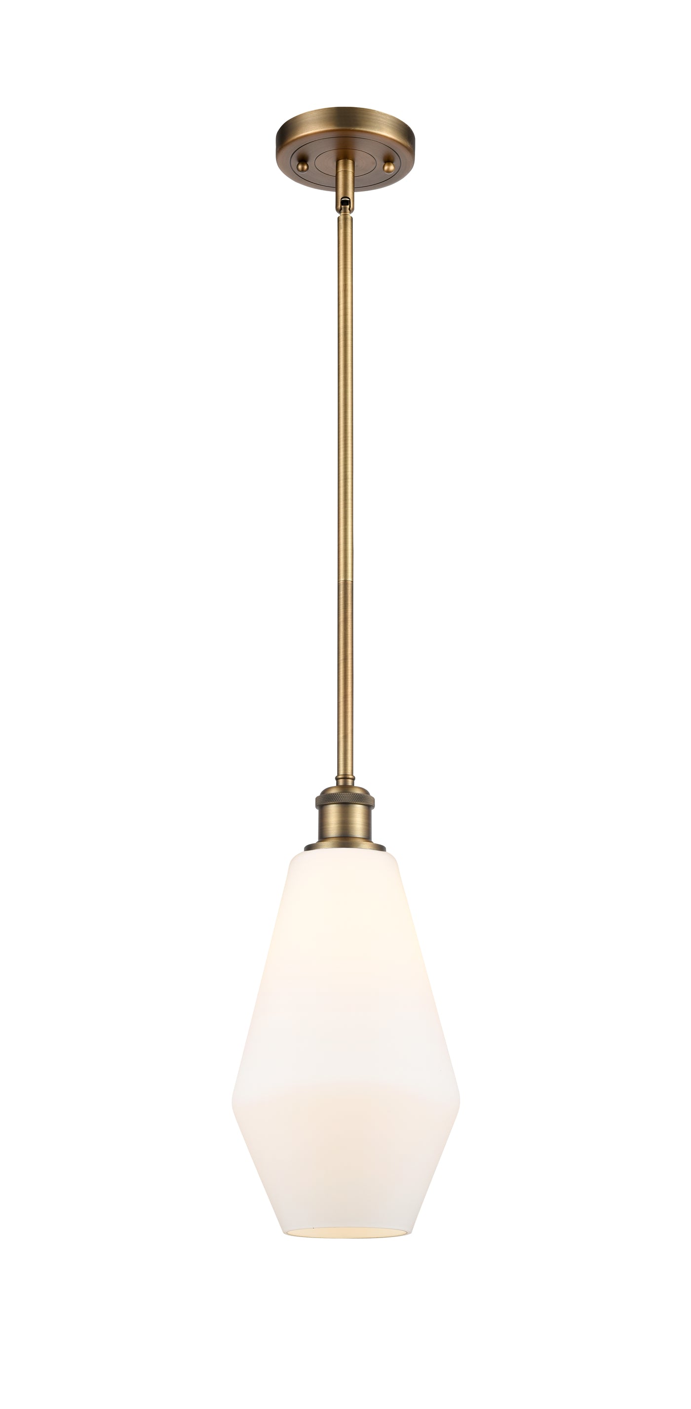 Ballston Mini Pendant Antique Brass Finish