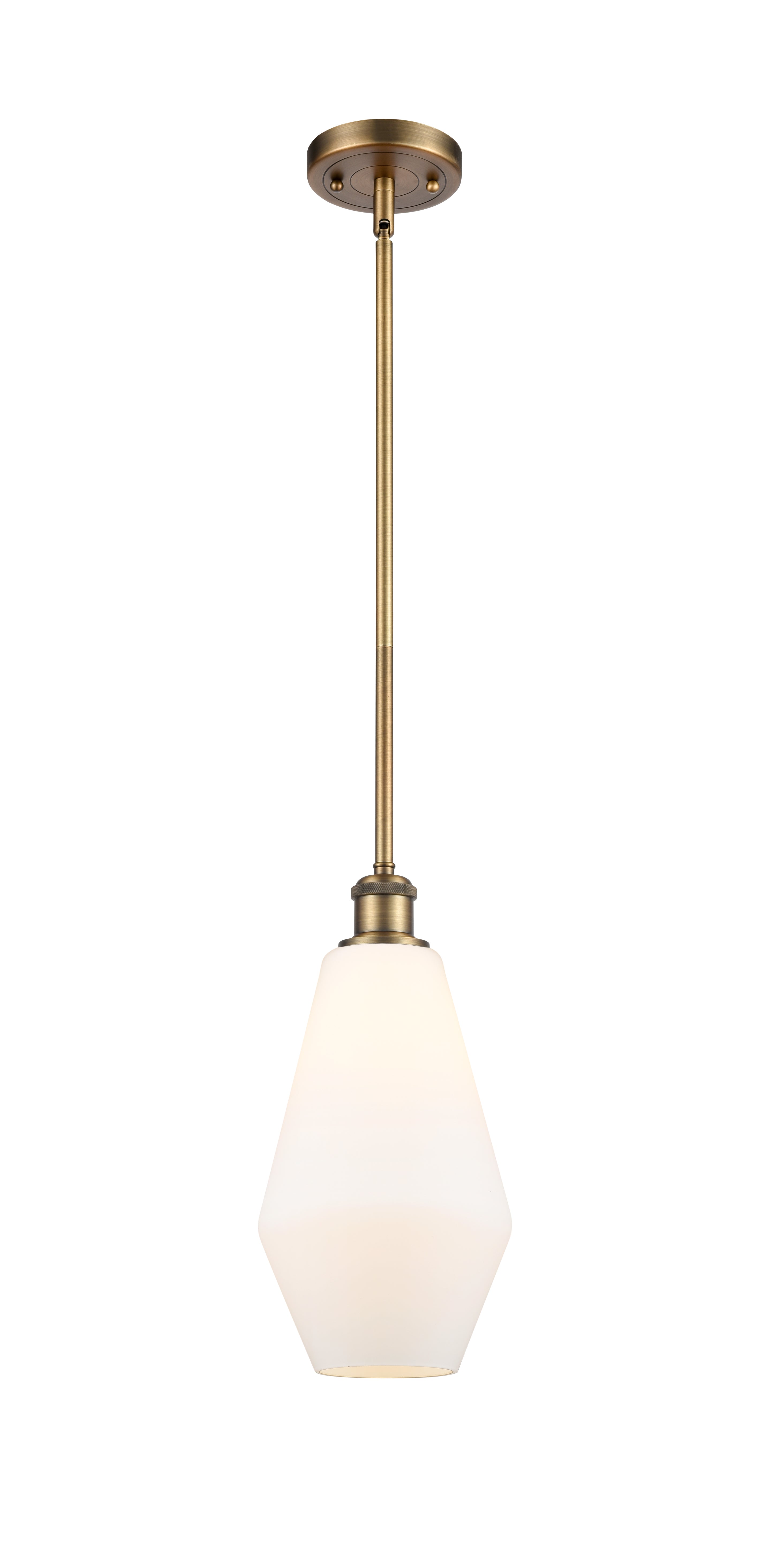 Ballston Mini Pendant Antique Brass Finish