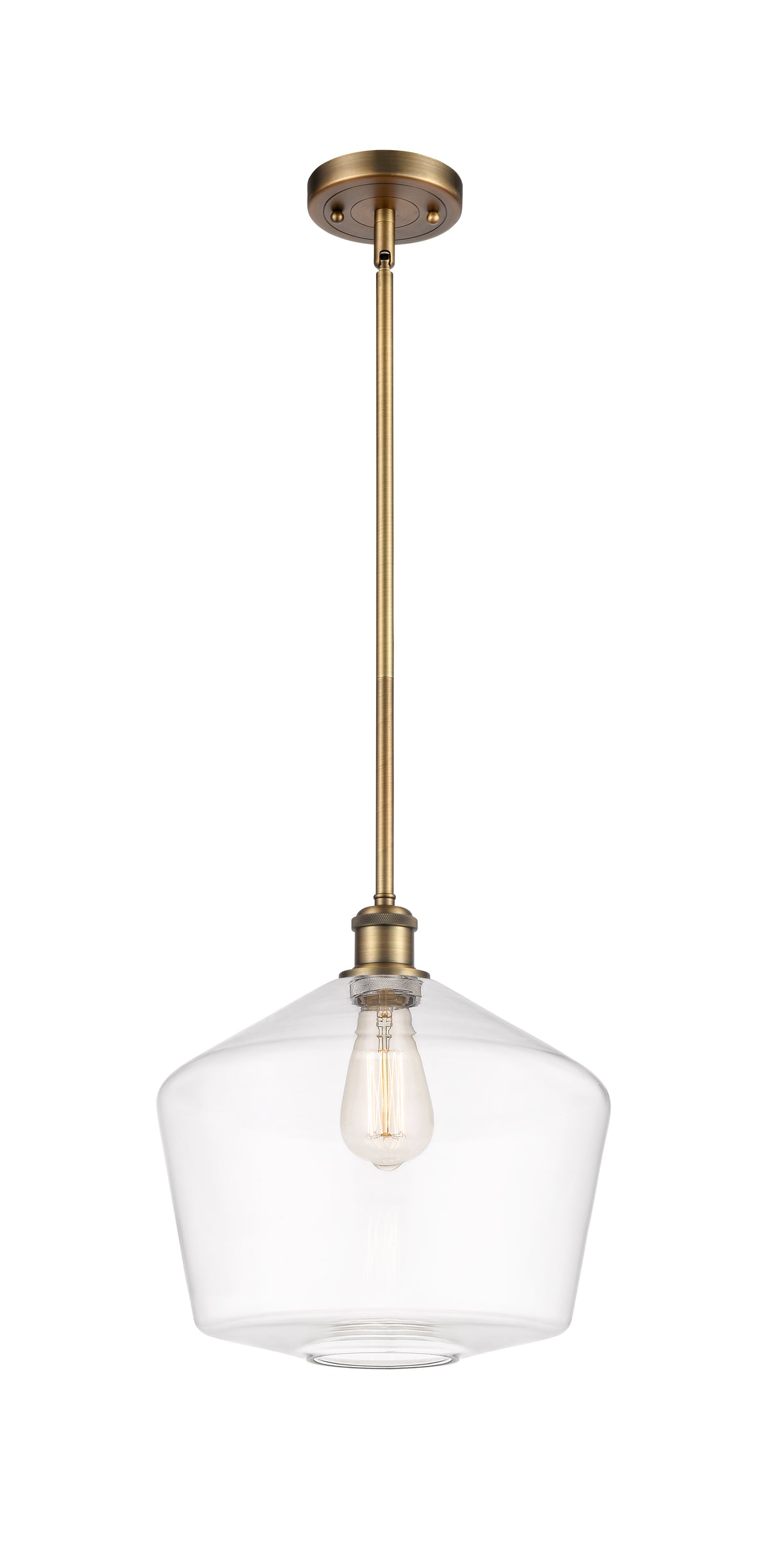 Ballston Mini Pendant Antique Brass Finish