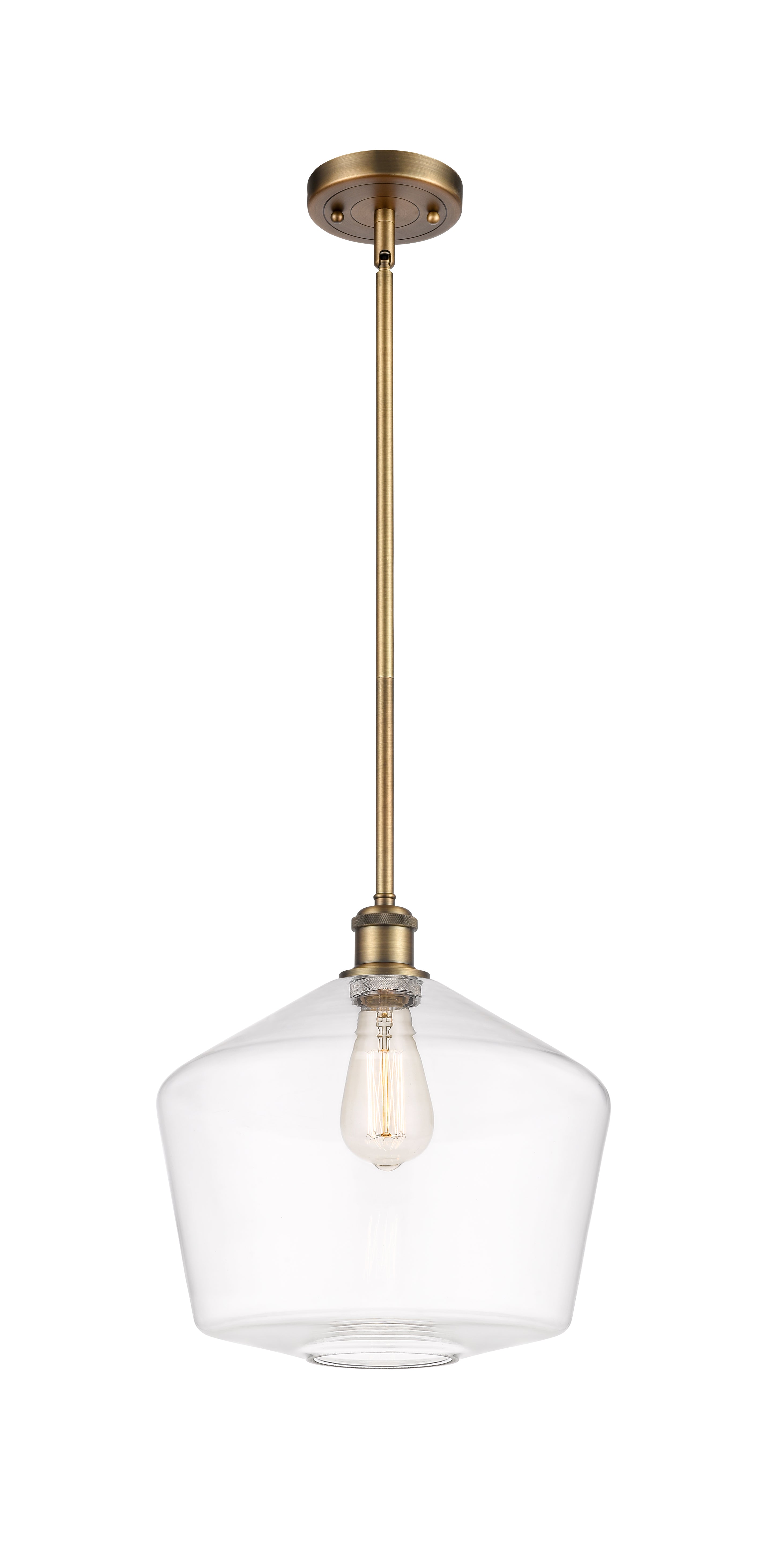 Ballston Mini Pendant Antique Brass Finish