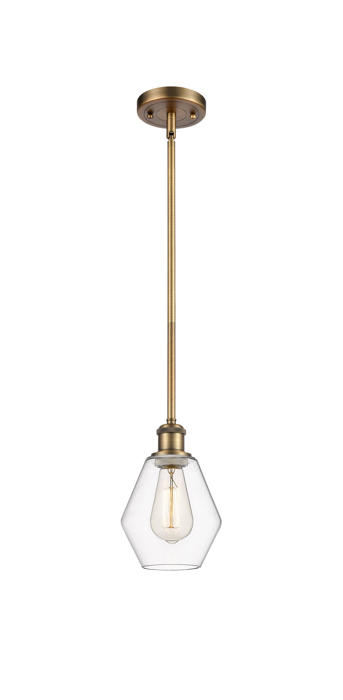 Ballston Mini Pendant Cast Brass Antique