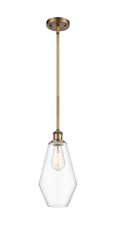 Ballston Mini Pendant 7 Inch Cast Brass