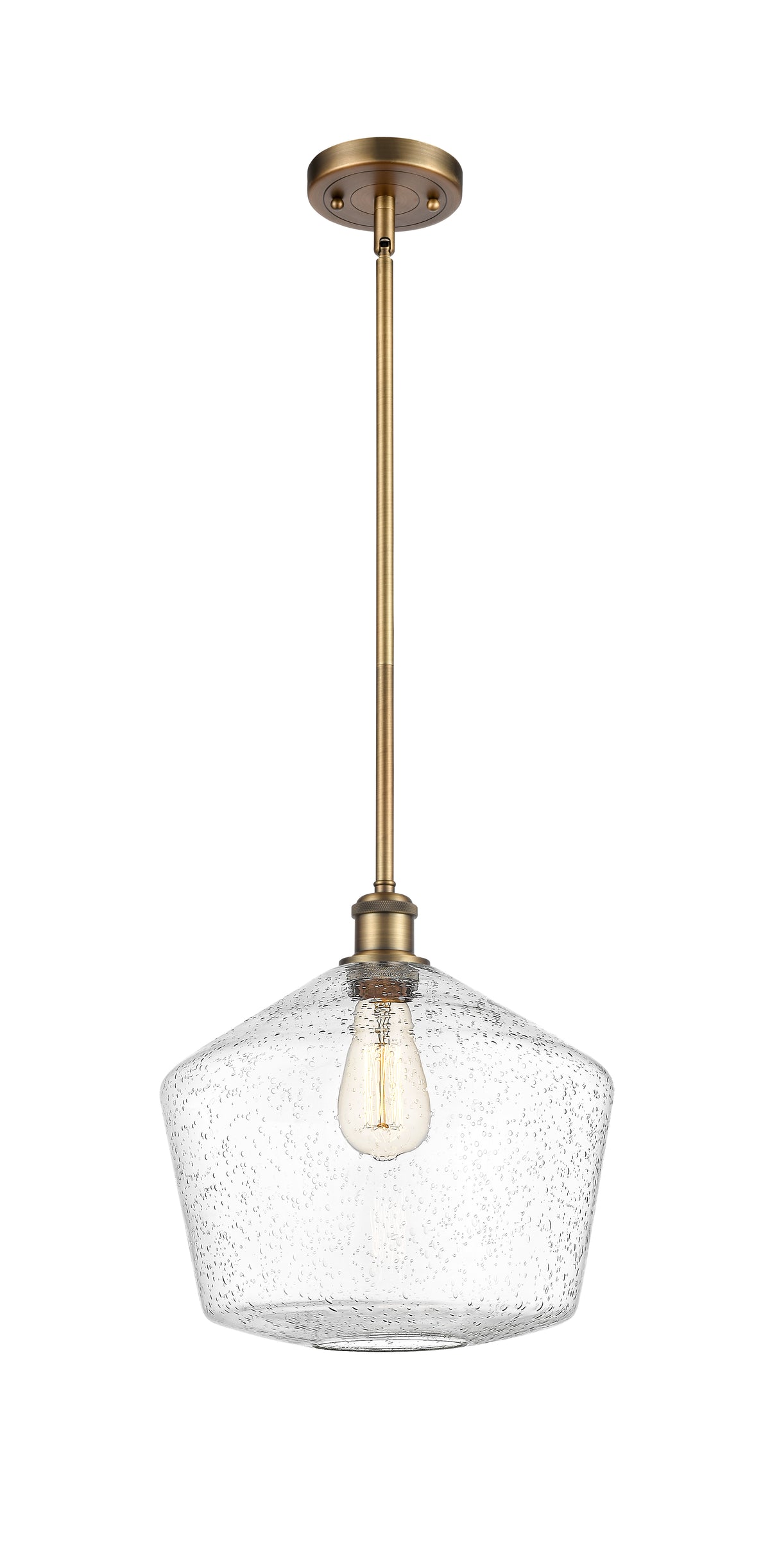 Ballston Mini Pendant Antique Brass Finish