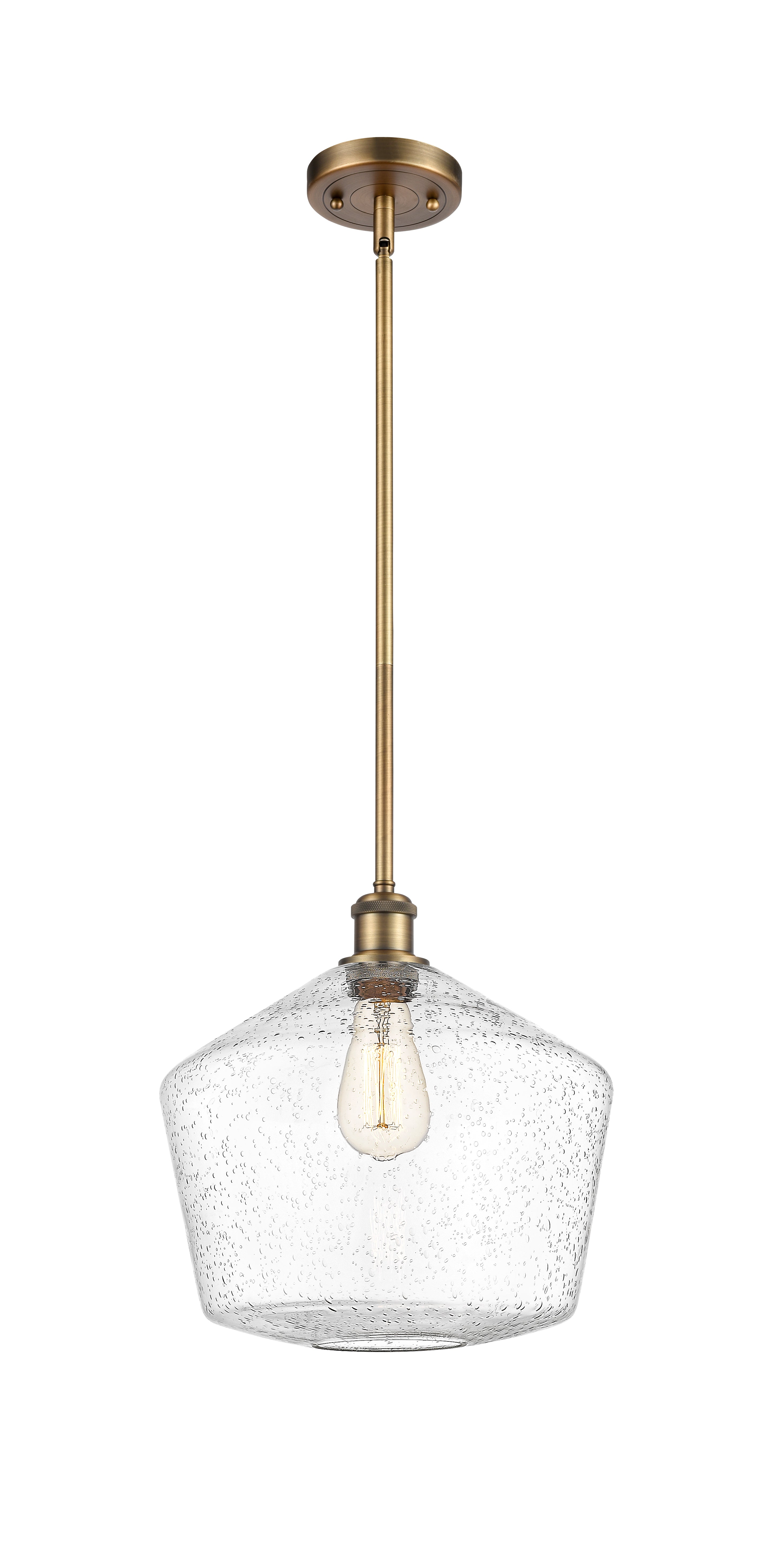 Ballston Mini Pendant Antique Brass Finish