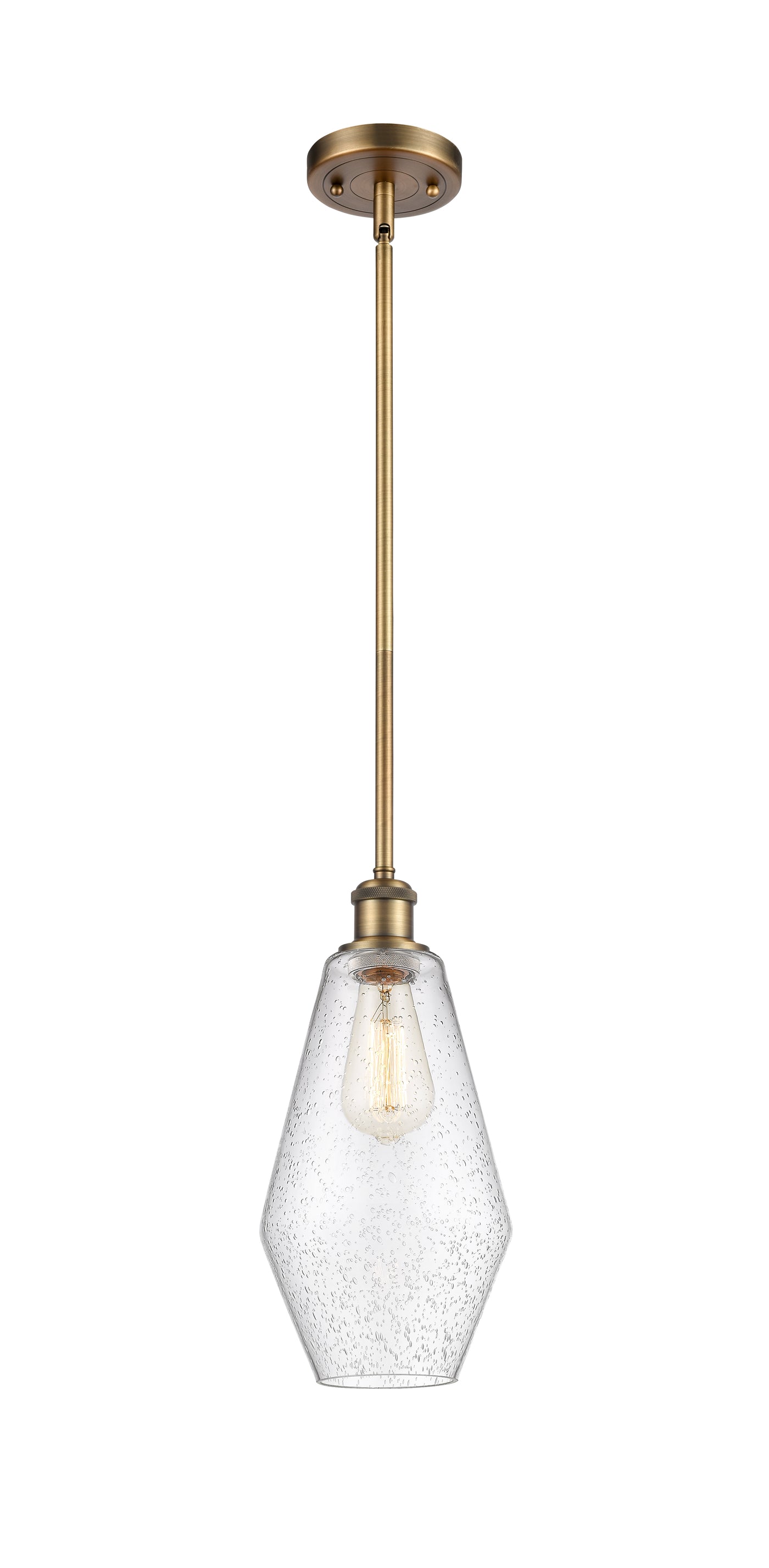 Ballston Mini Pendant Antique Brass Finish