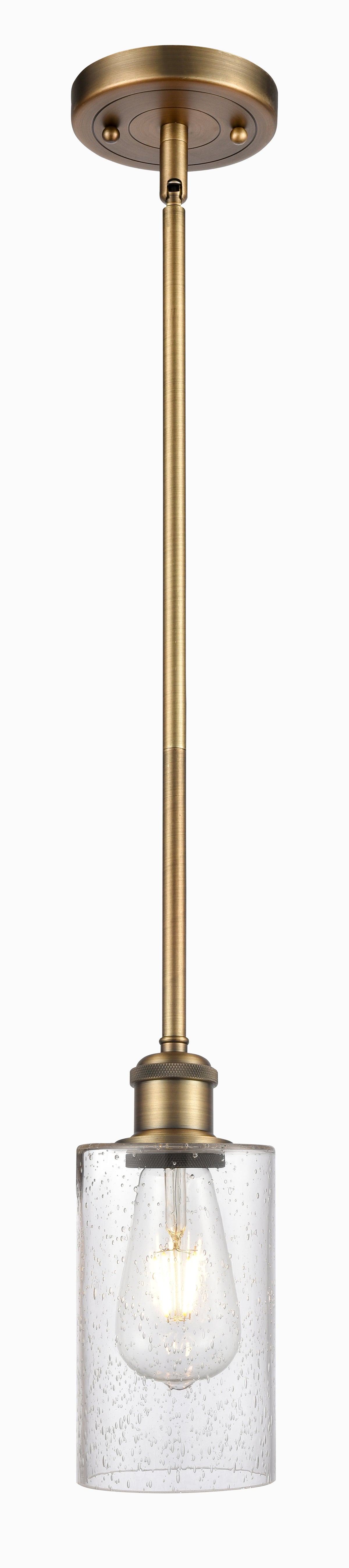 Ballston Mini Pendant Antique Brass Finish