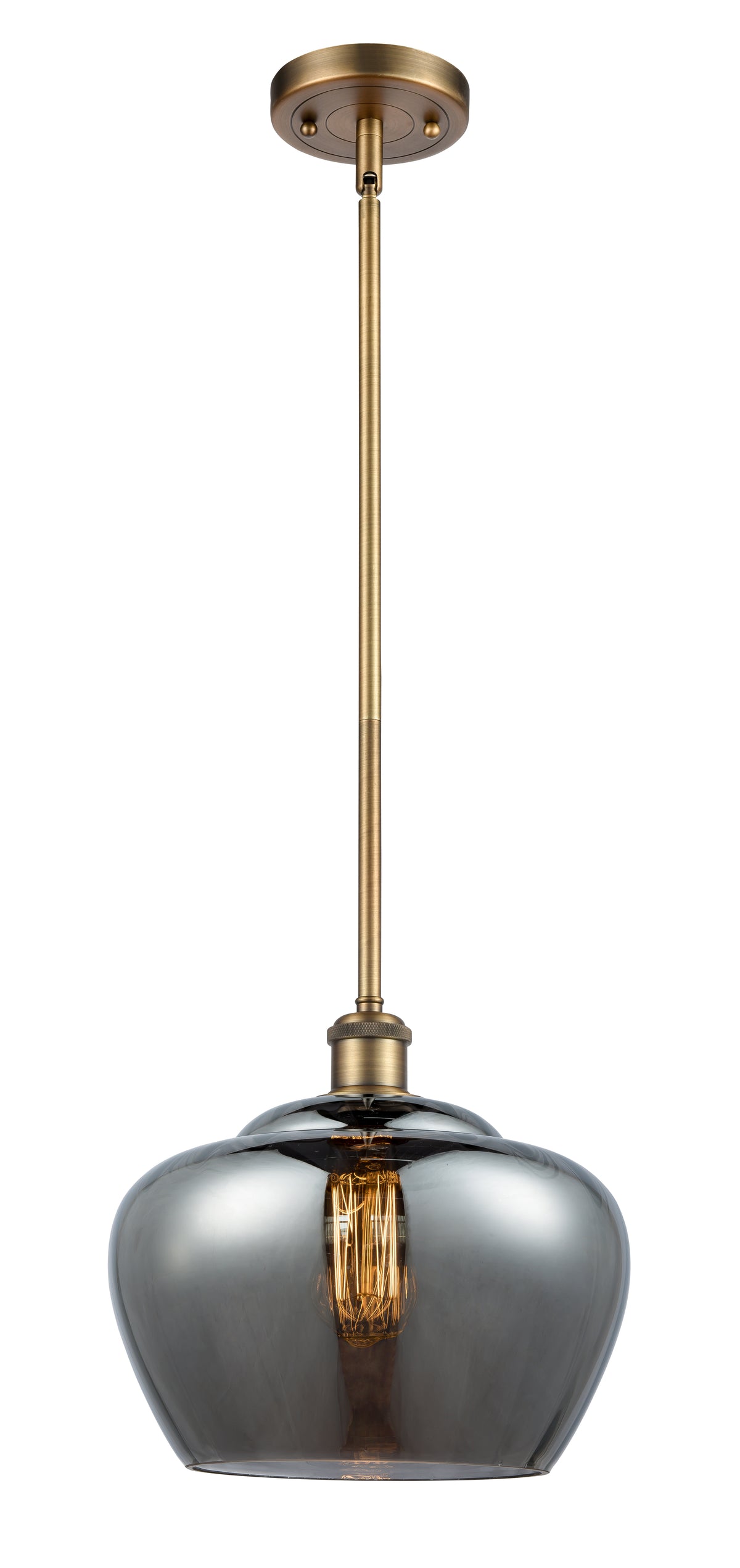 Ballston Mini Pendant Cast Brass 11 Inch