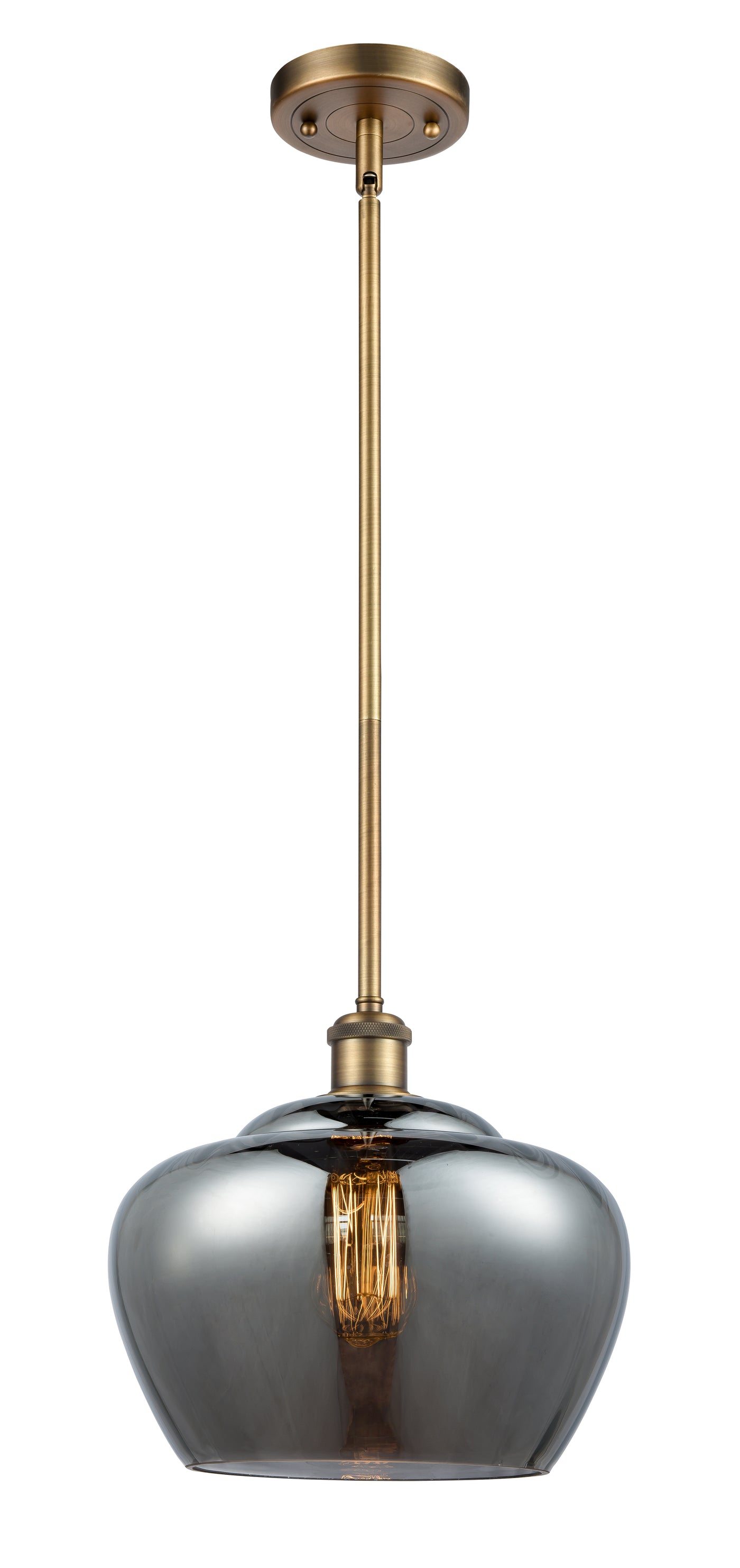 Ballston Mini Pendant Antique Brass Finish