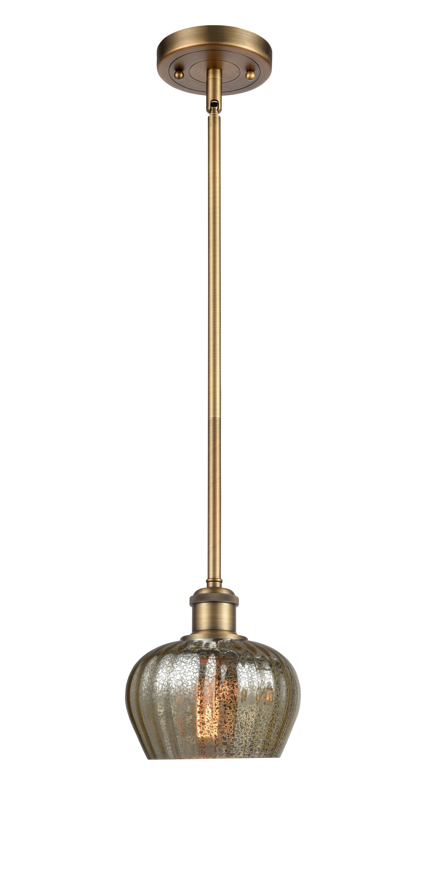 Ballston Mini Pendant Antique Brass Finish