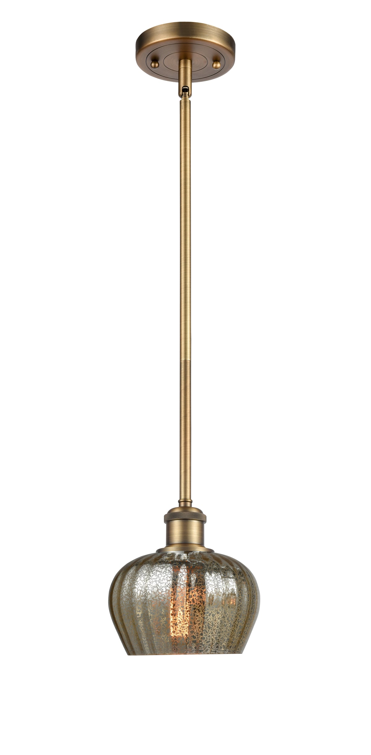 Ballston Mini Pendant Antique Brass Finish