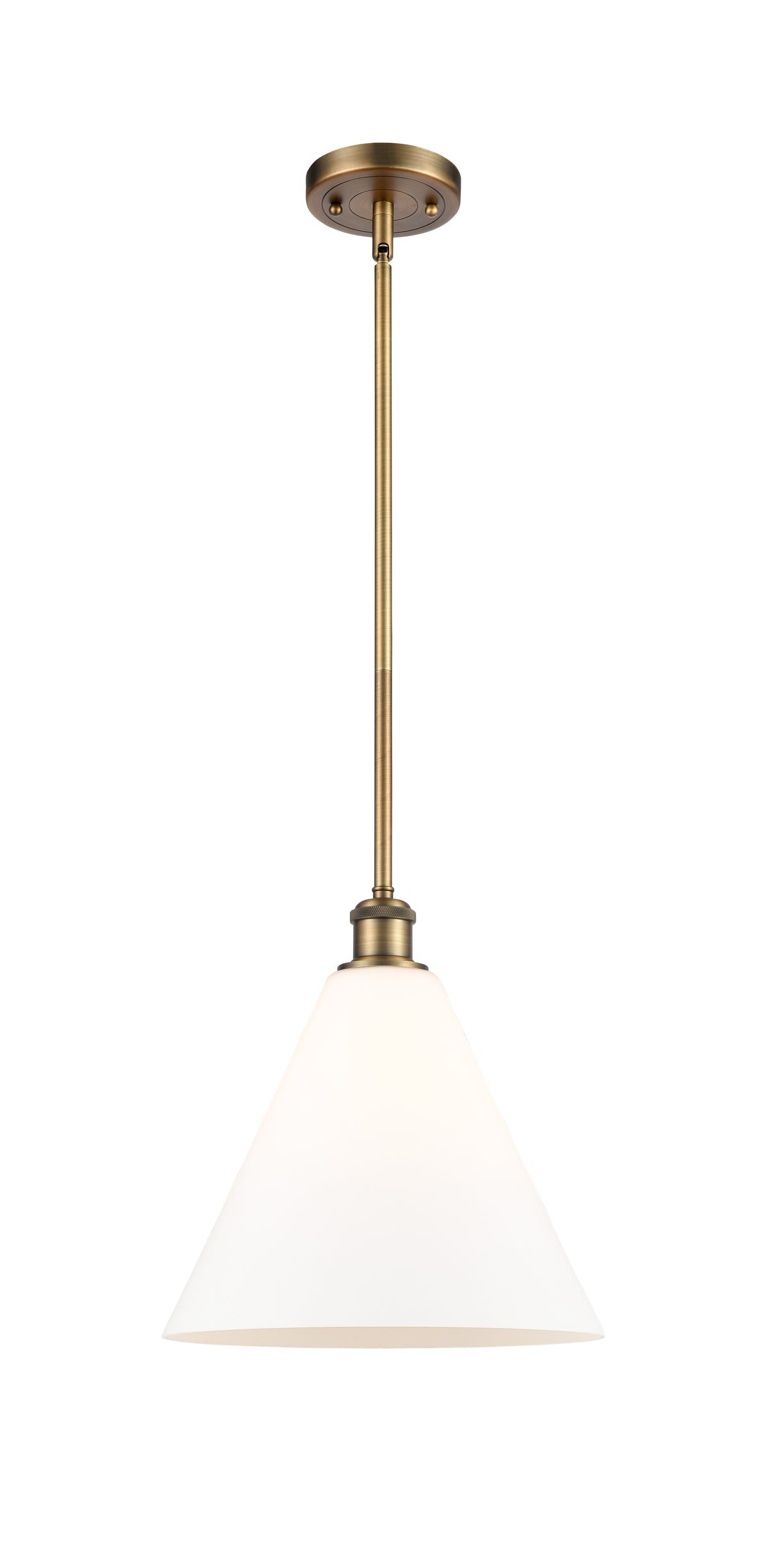 Ballston Mini Pendant Antique Brass Finish