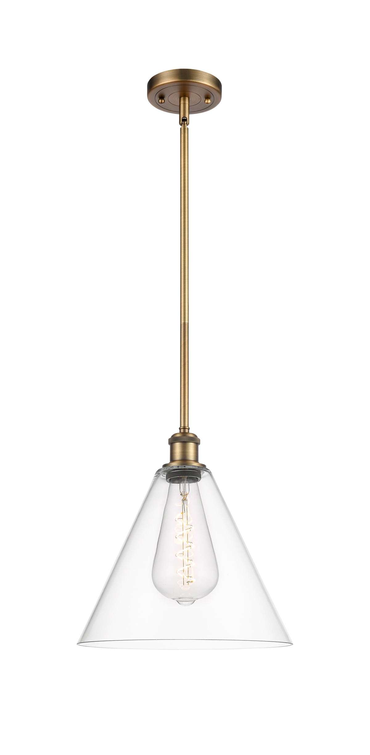 Ballston Mini Pendant Antique Brass Finish