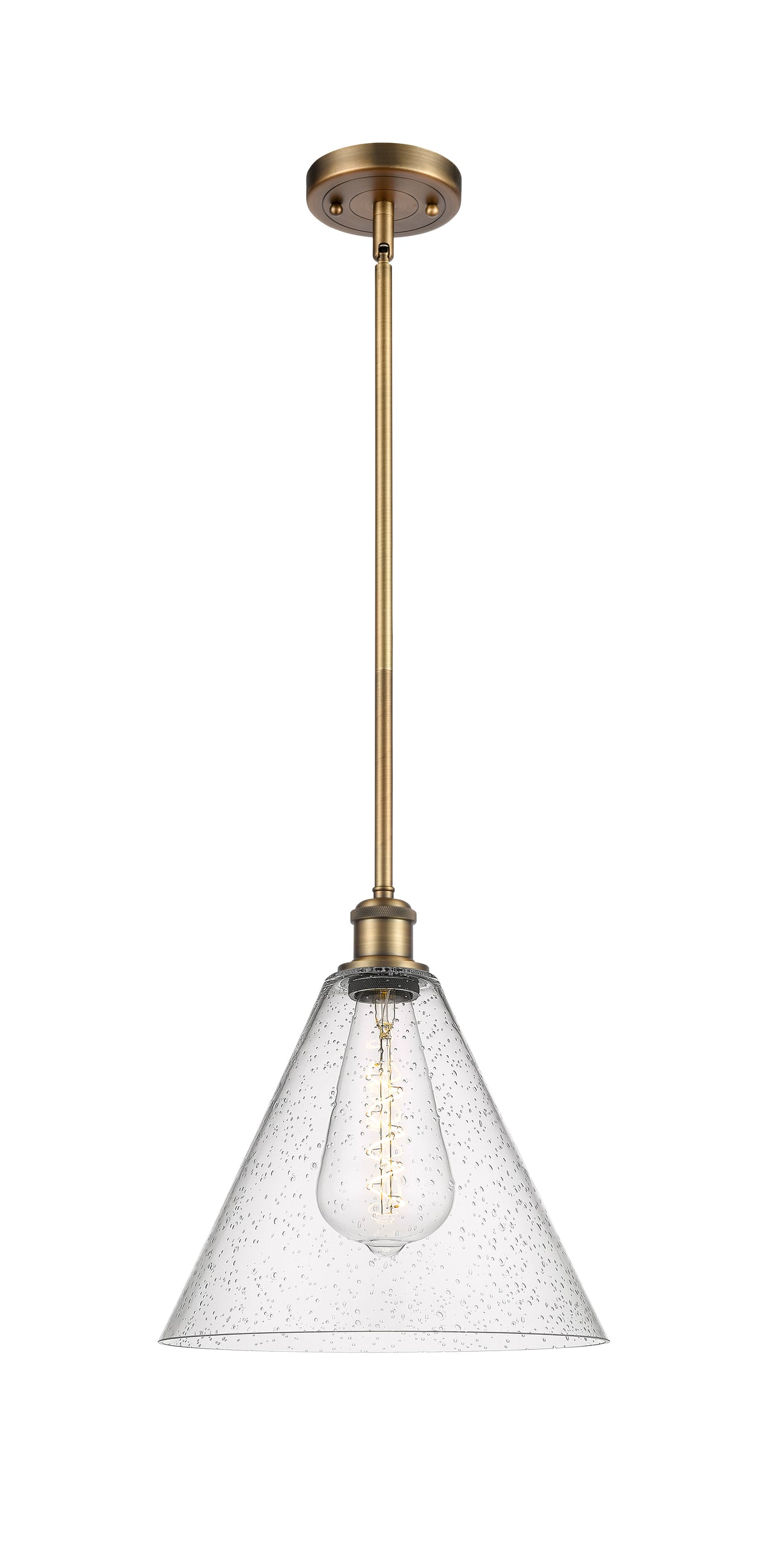 Ballston Mini Pendant Antique Brass Finish